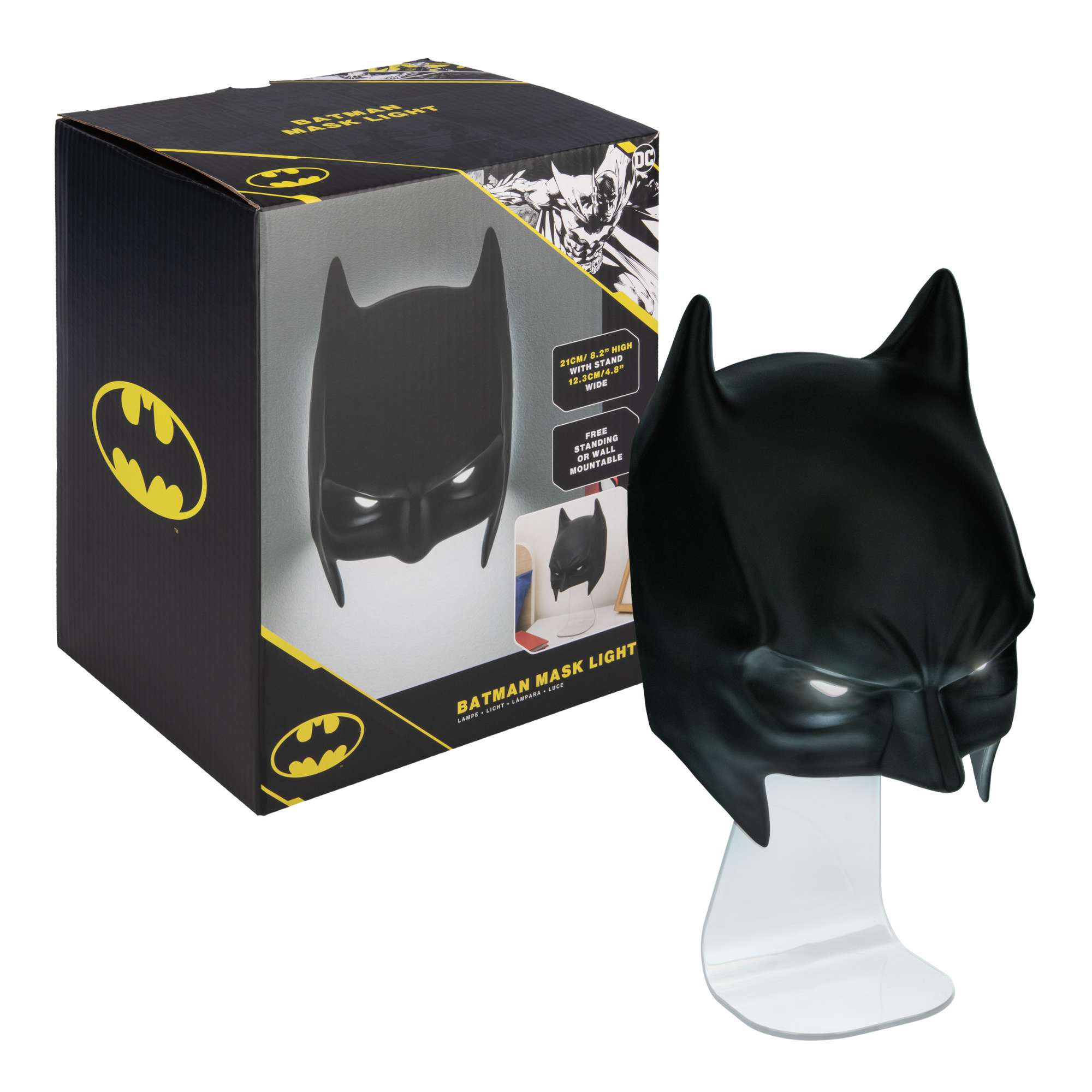 Lámpara Batman Máscara Luz Decorativa DC Comics