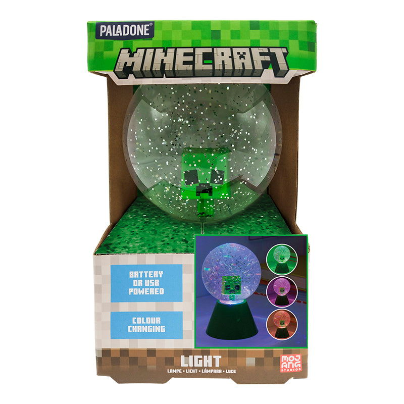 Esfera de Purpurina LED de Minecraft Lámpara Original - Fan Army