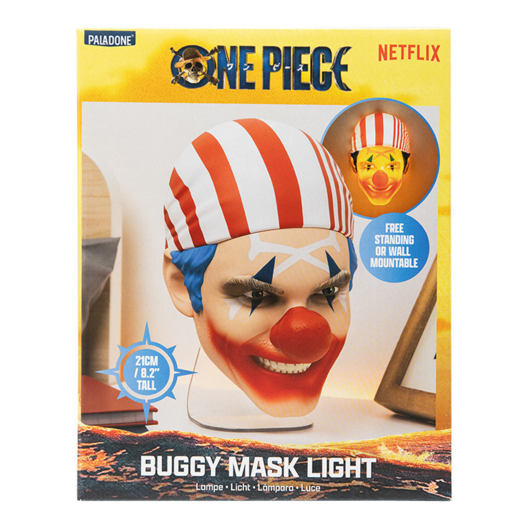 Lámpara One Piece Buggy Mask Light