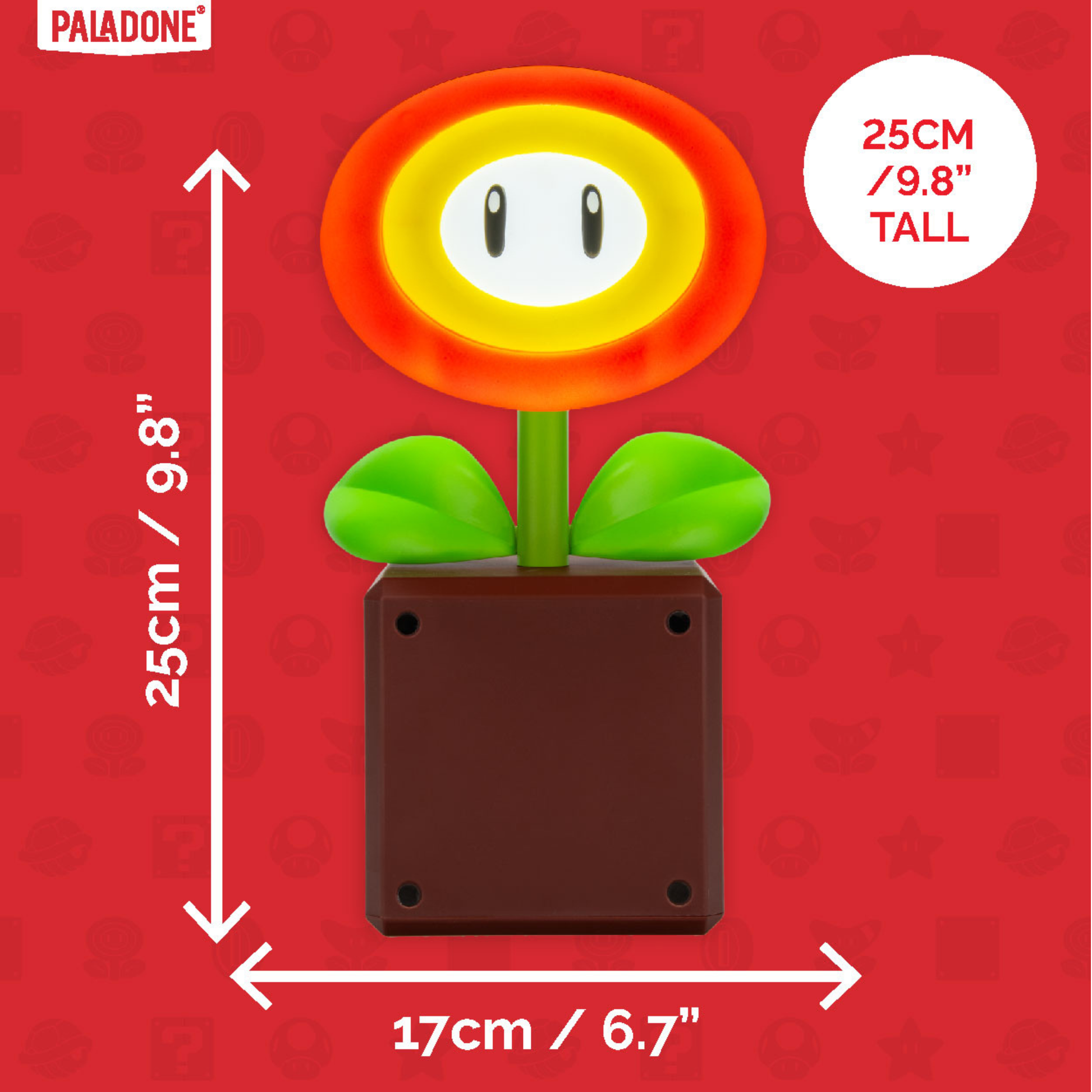 Lampara Super Mario Fire Flower - Fan Army