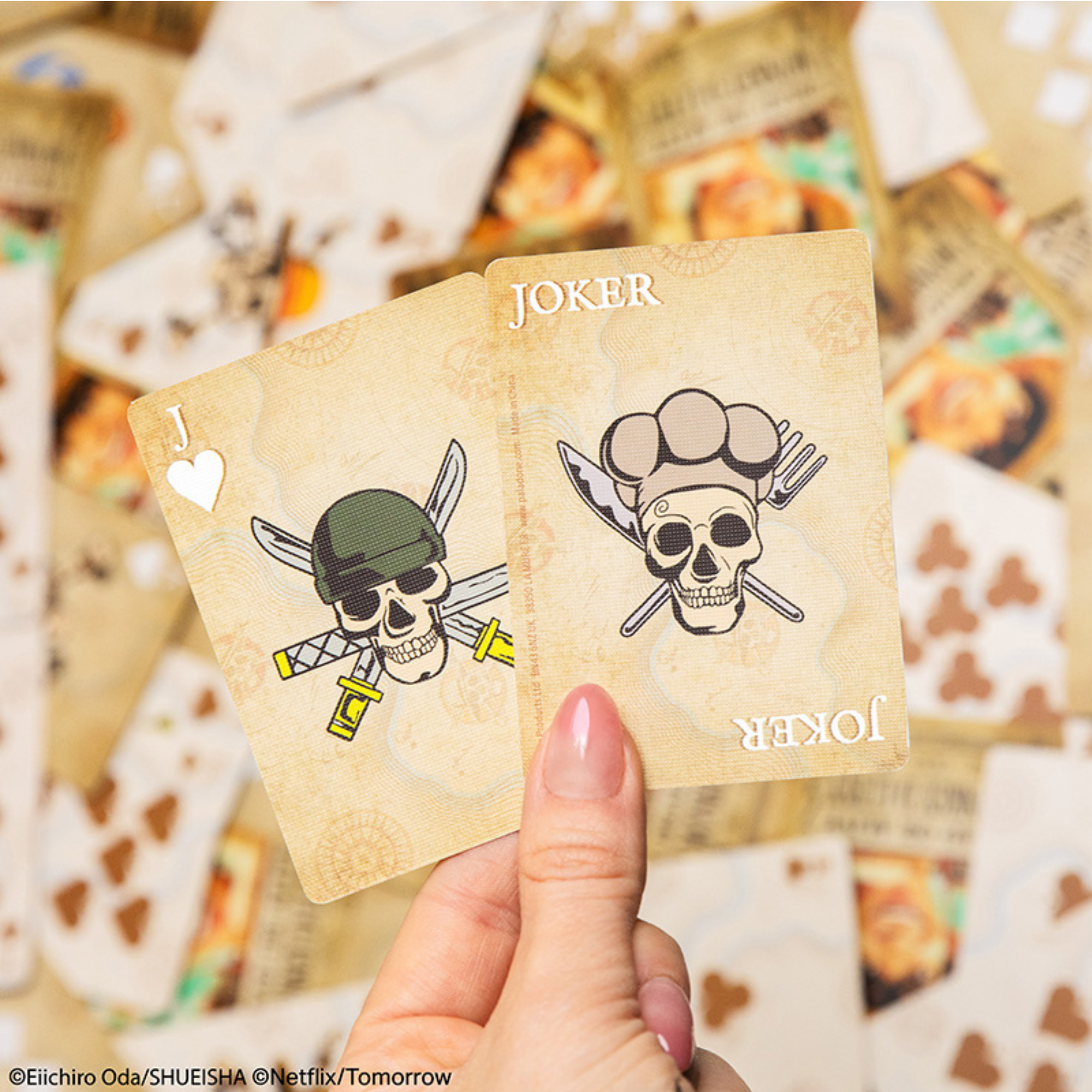 Cartas One Piece Baraja Oficial Baraja con Estuche Metálico Jolly Rogers