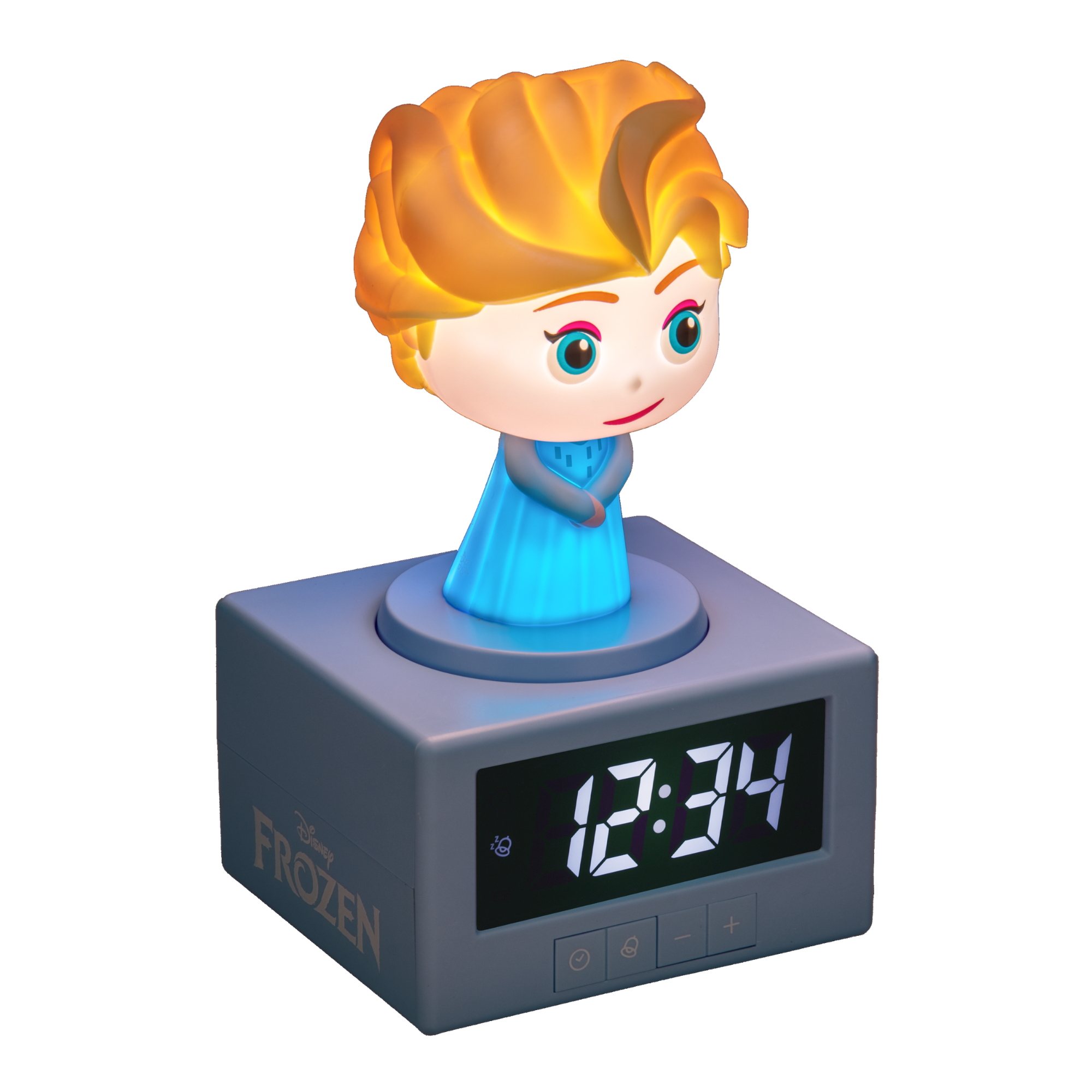 Despertador Elsa Frozen con Luz Nocturna Reloj Digital con Alarma Musical
