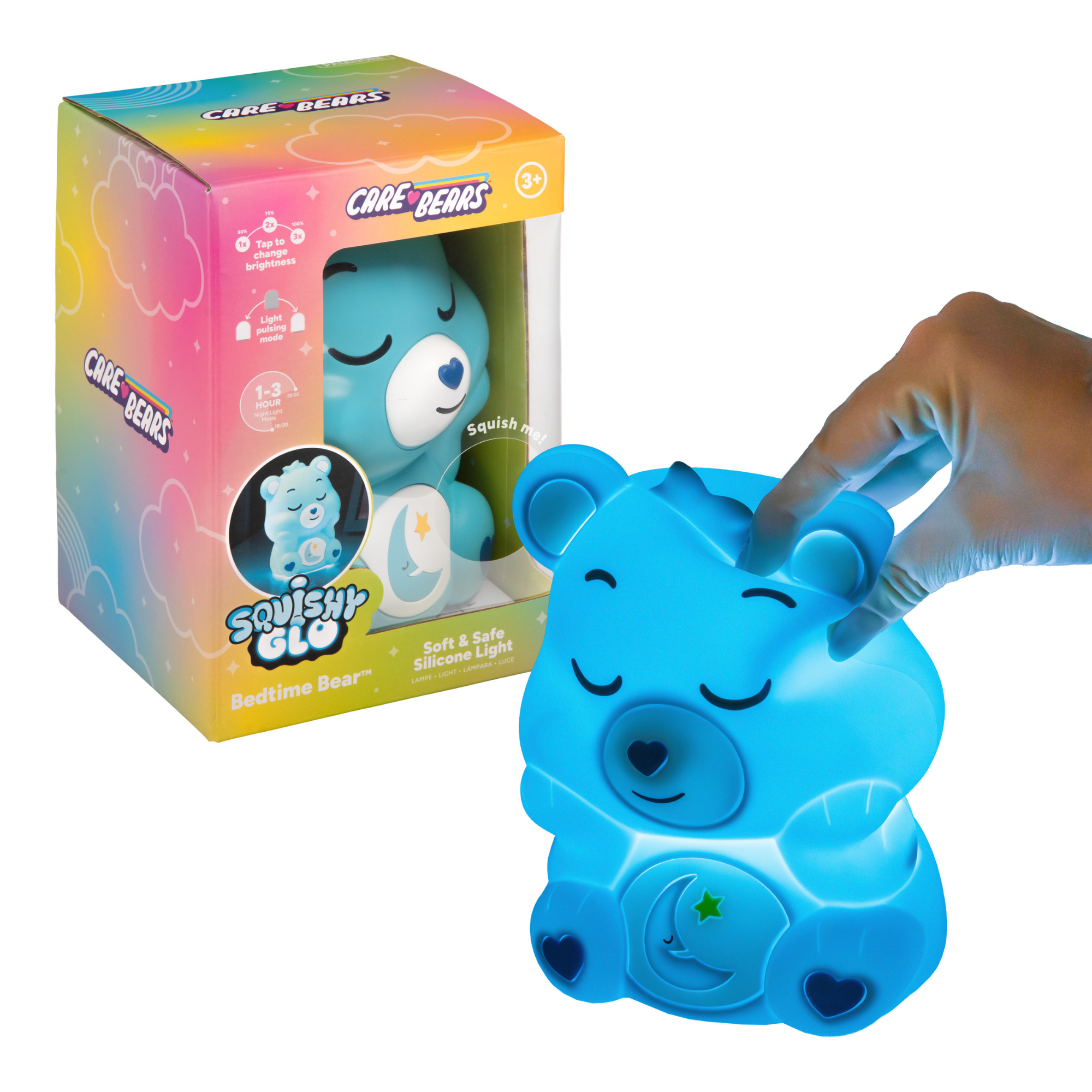 Lámpara Care Bears Bedtime Bear SquishyGlo Oficial - Fan Army