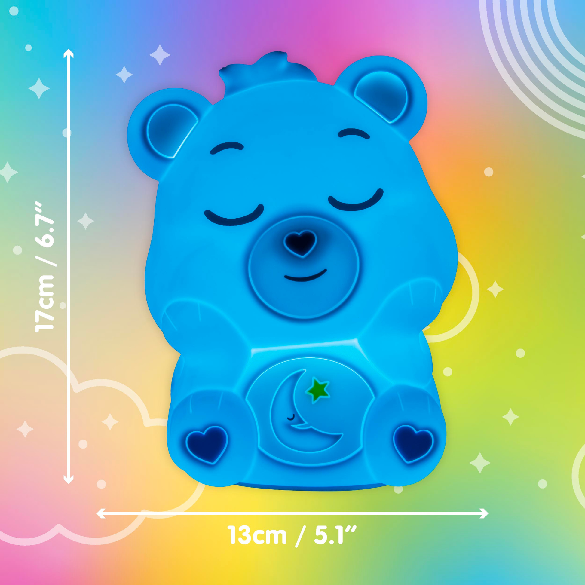 Lámpara Care Bears Bedtime Bear SquishyGlo Oficial - Fan Army