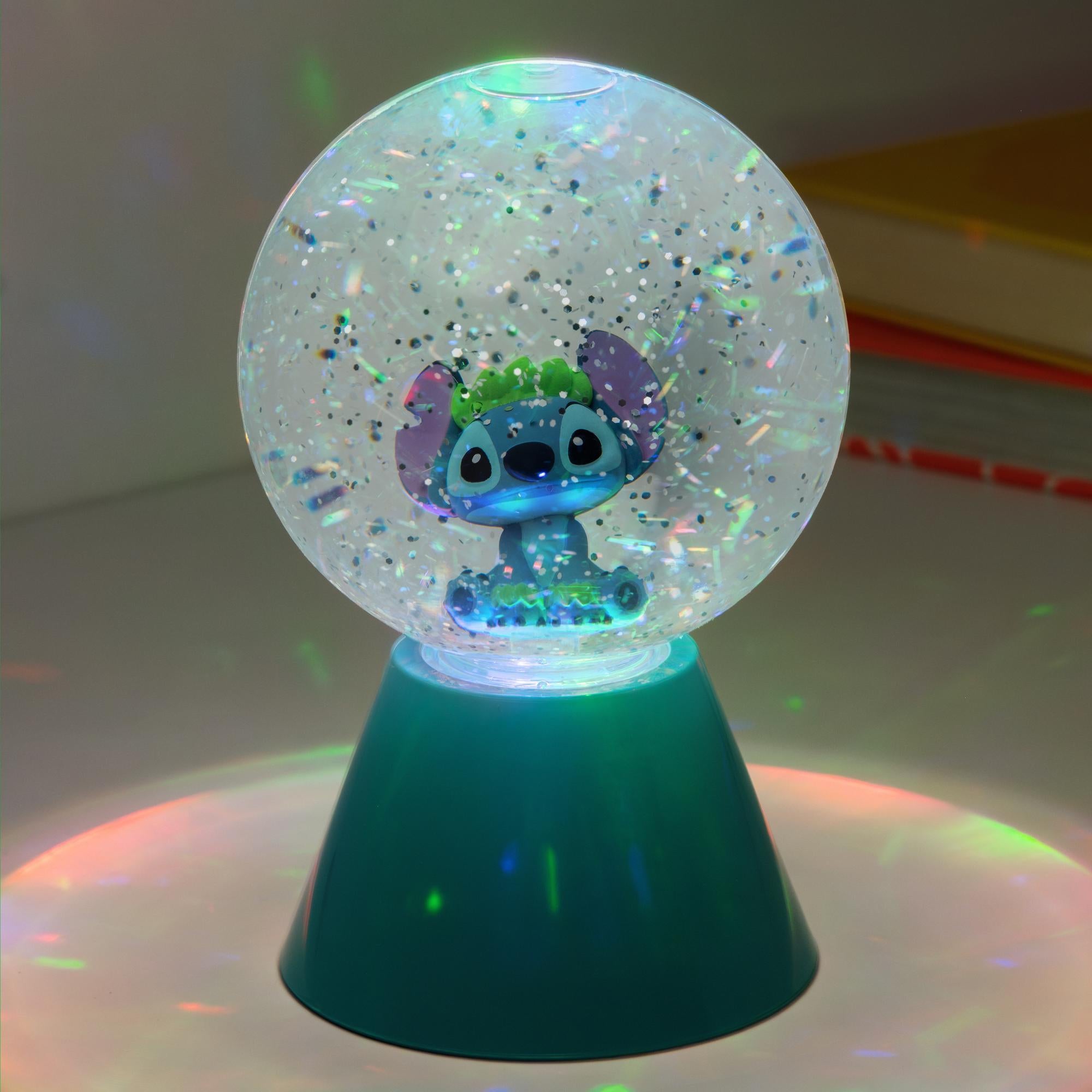 Stitch Lampara Led Glitter Azul - Fan Army