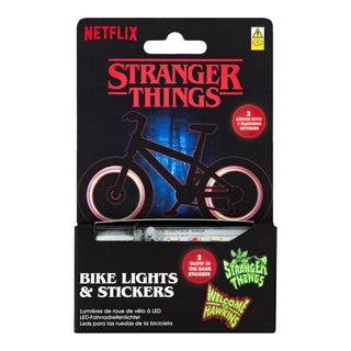Stranger Things 5 LED Bike Lights and stickers - Fan Army