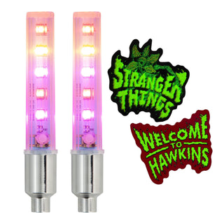 Stranger Things 5 LED Bike Lights and stickers - Fan Army