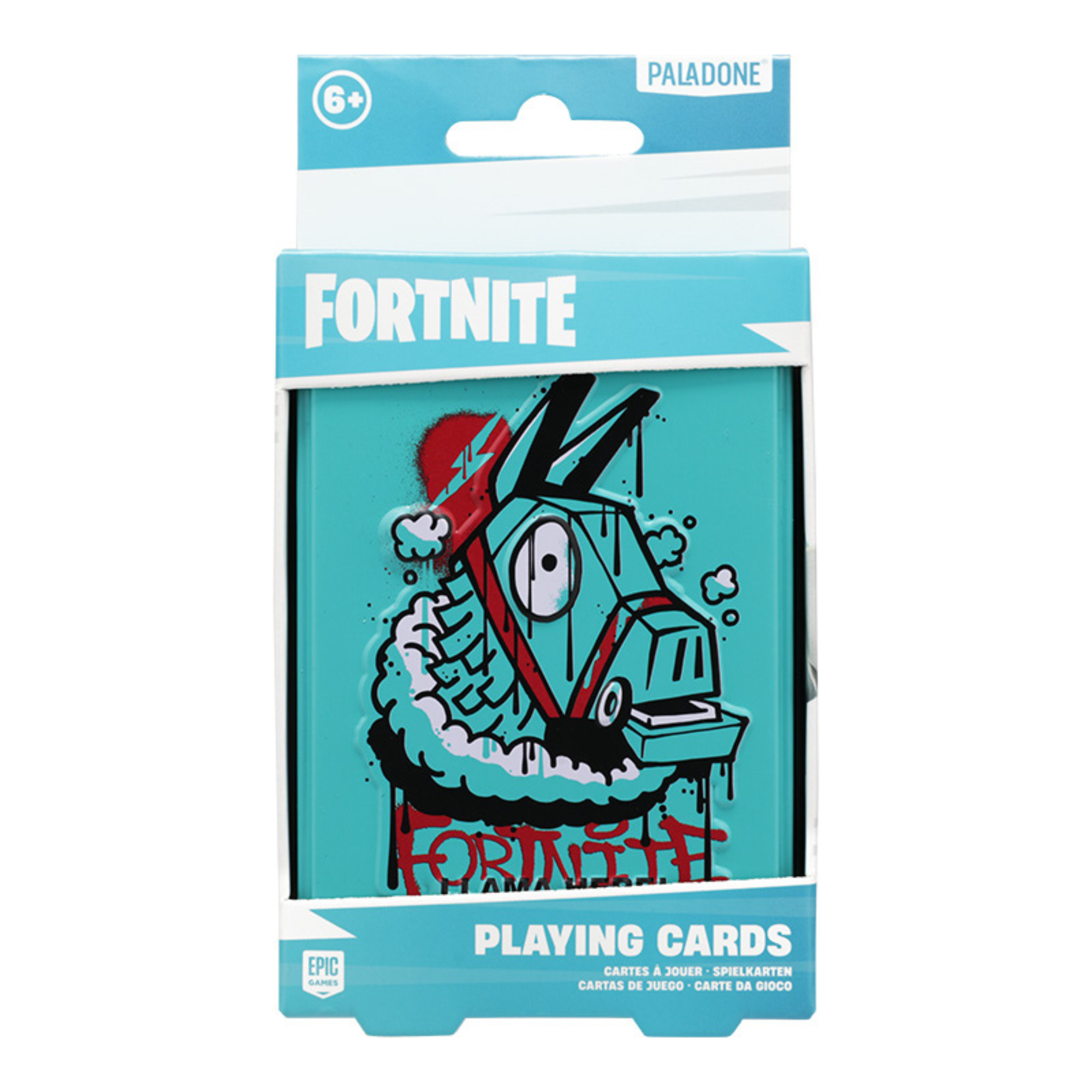 Cartas Fortnite Baraja Oficial Deck con Estuche Metálico Juego de Cartas