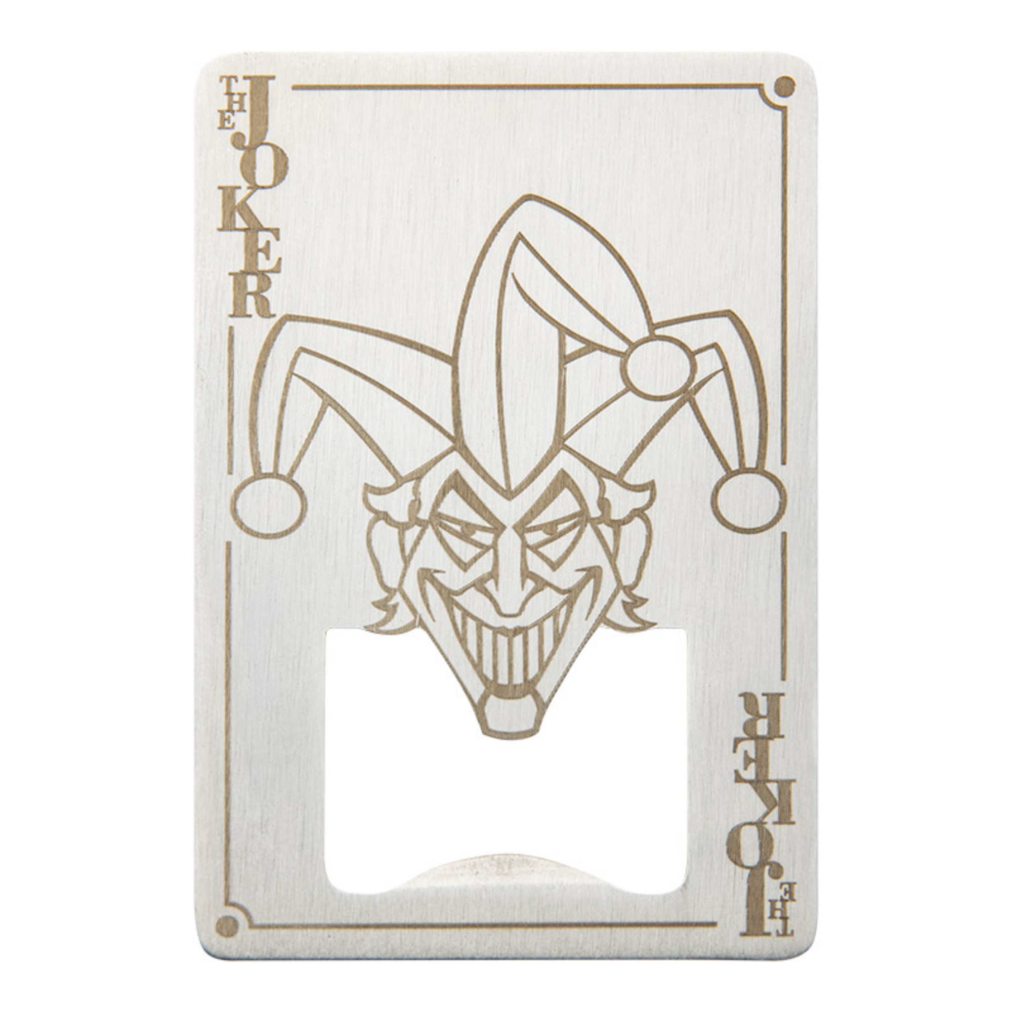 Destapador Joker DC Comics Tipo Carta Acero Inoxidable Accesorio Bar