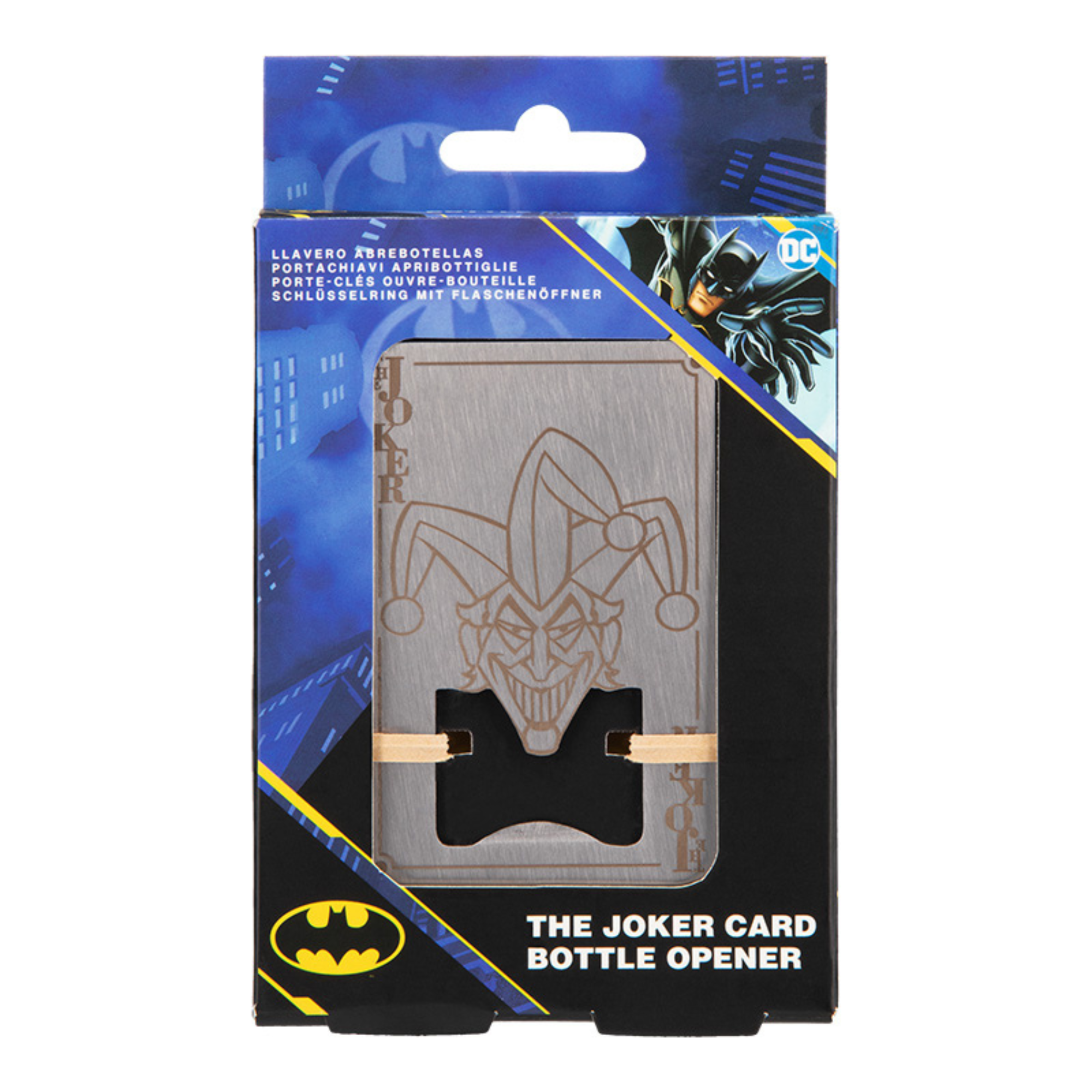 Destapador Joker DC Comics Tipo Carta Acero Inoxidable Accesorio Bar