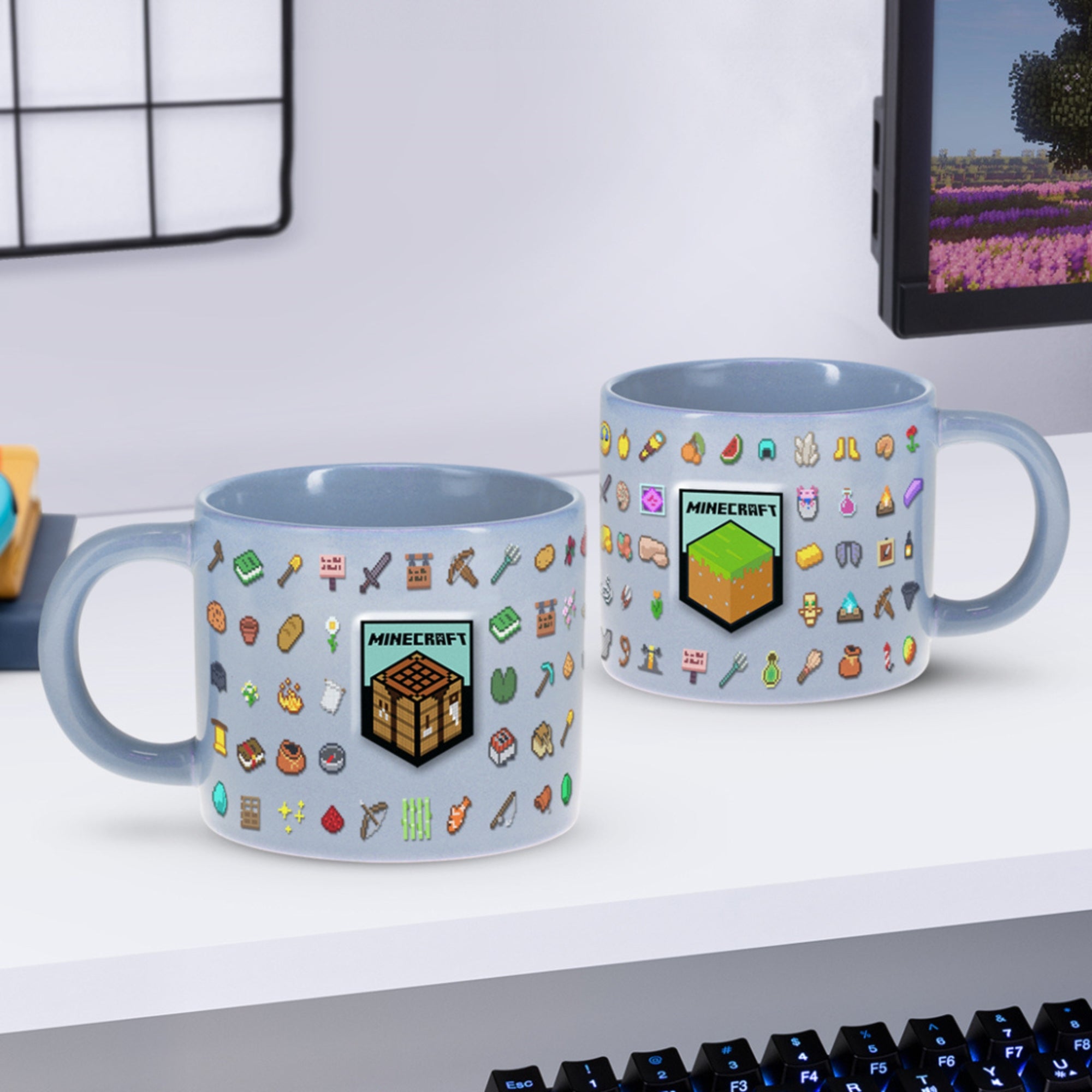 Taza de Cerámica Minecraft Elementos Original - Fan Army