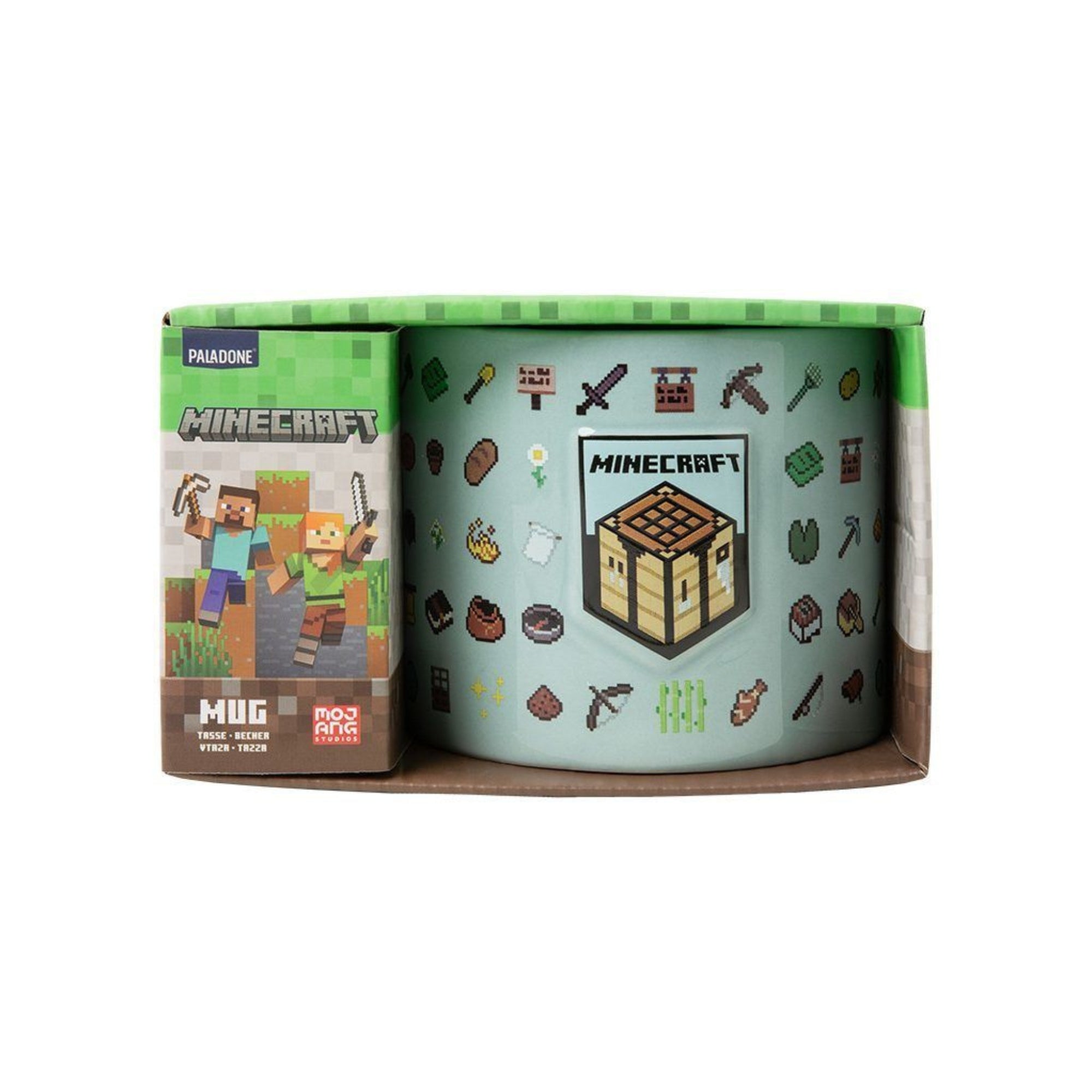 Taza de Cerámica Minecraft Elementos Original - Fan Army
