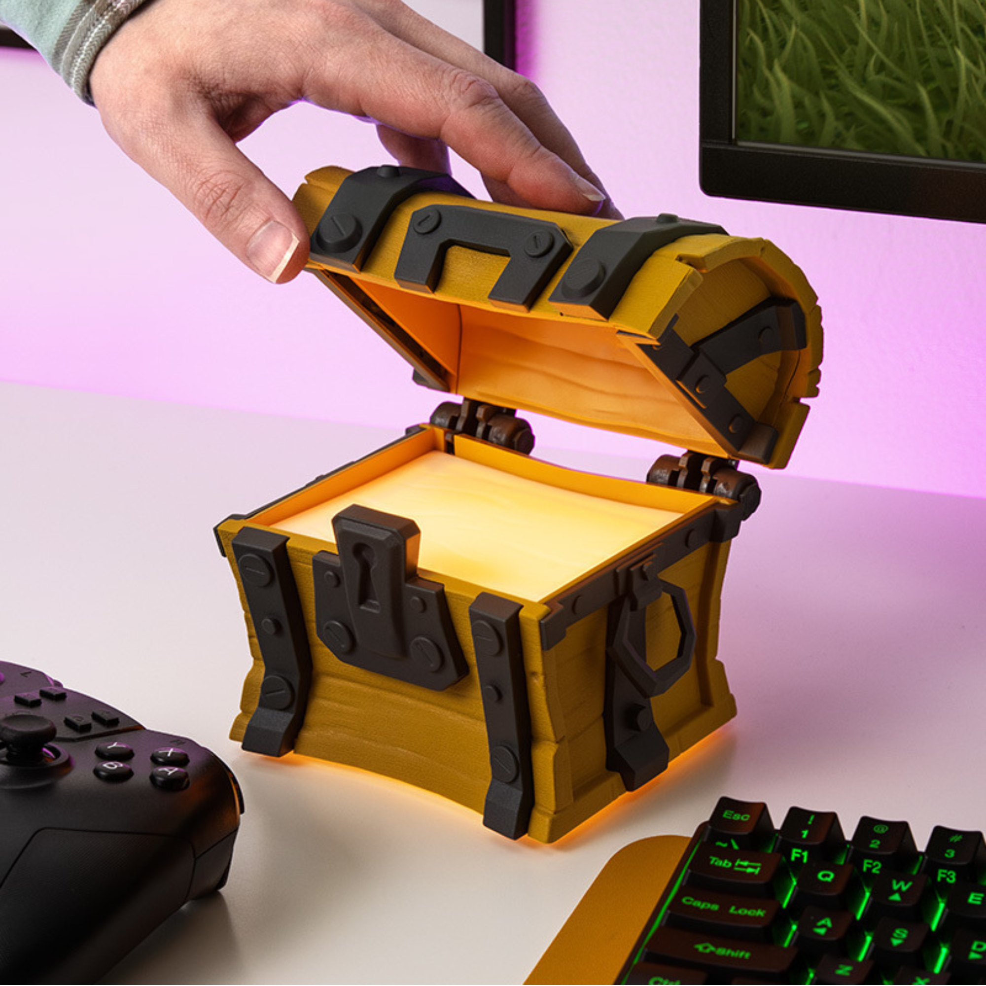 Lámpara Cofre Fortnite LED