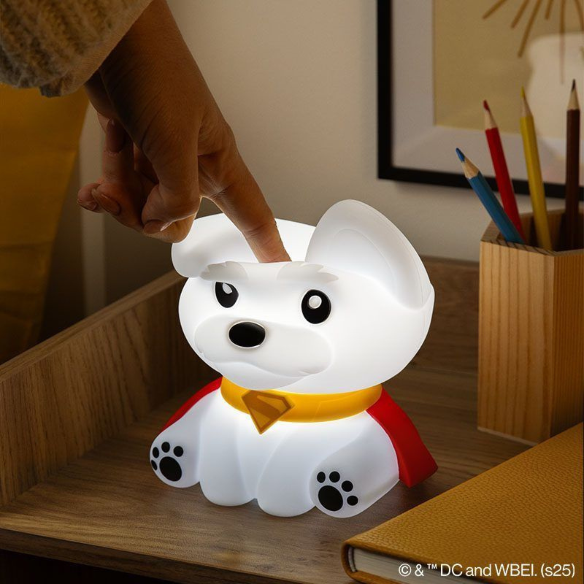 Superman Krypto SquishyGlo Light Lámpara Recargable