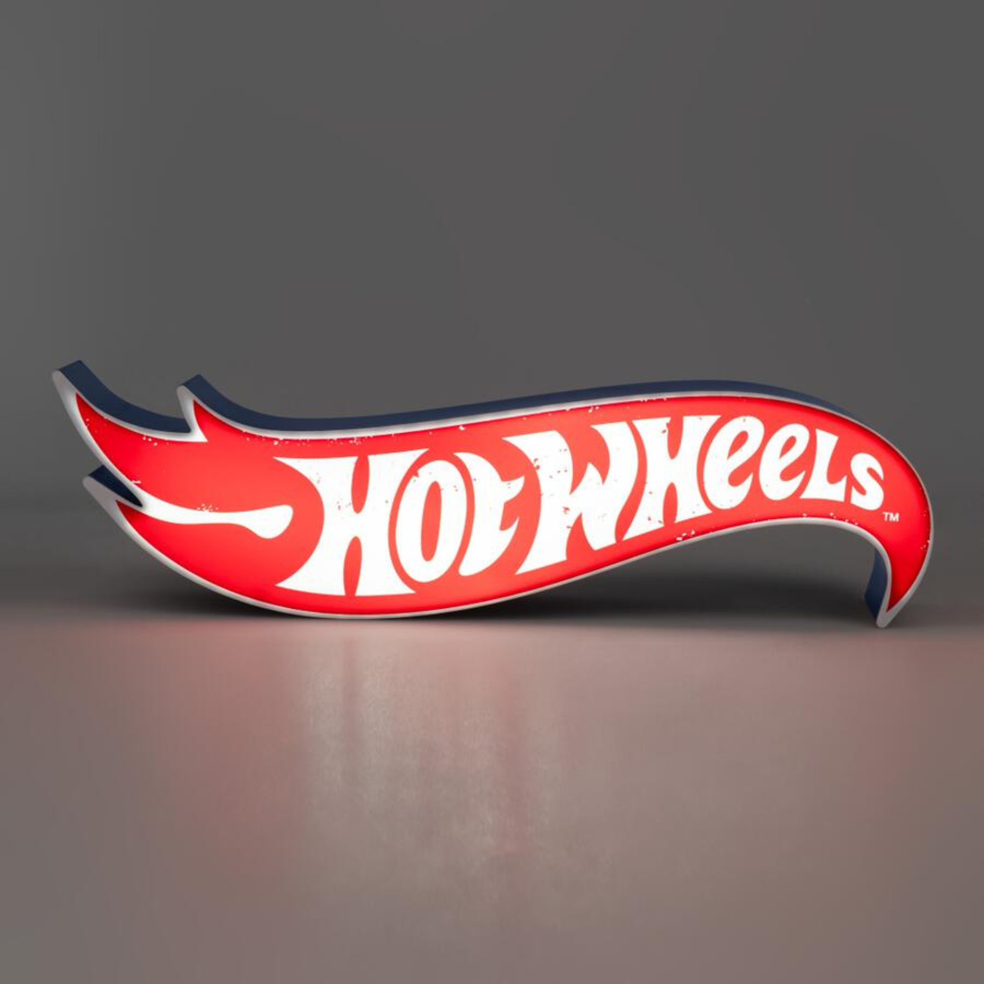 Lámpara LED Hot Wheels Logo Luz Decorativa Gamer - Fan Army