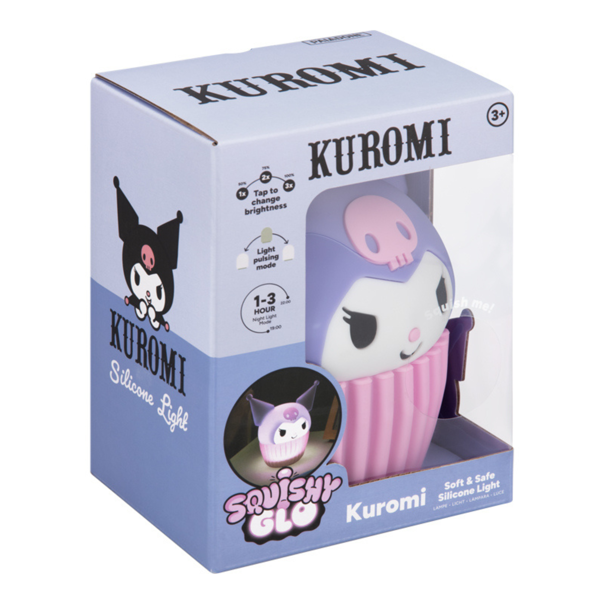 Lampara Kuromi Squishy Glo