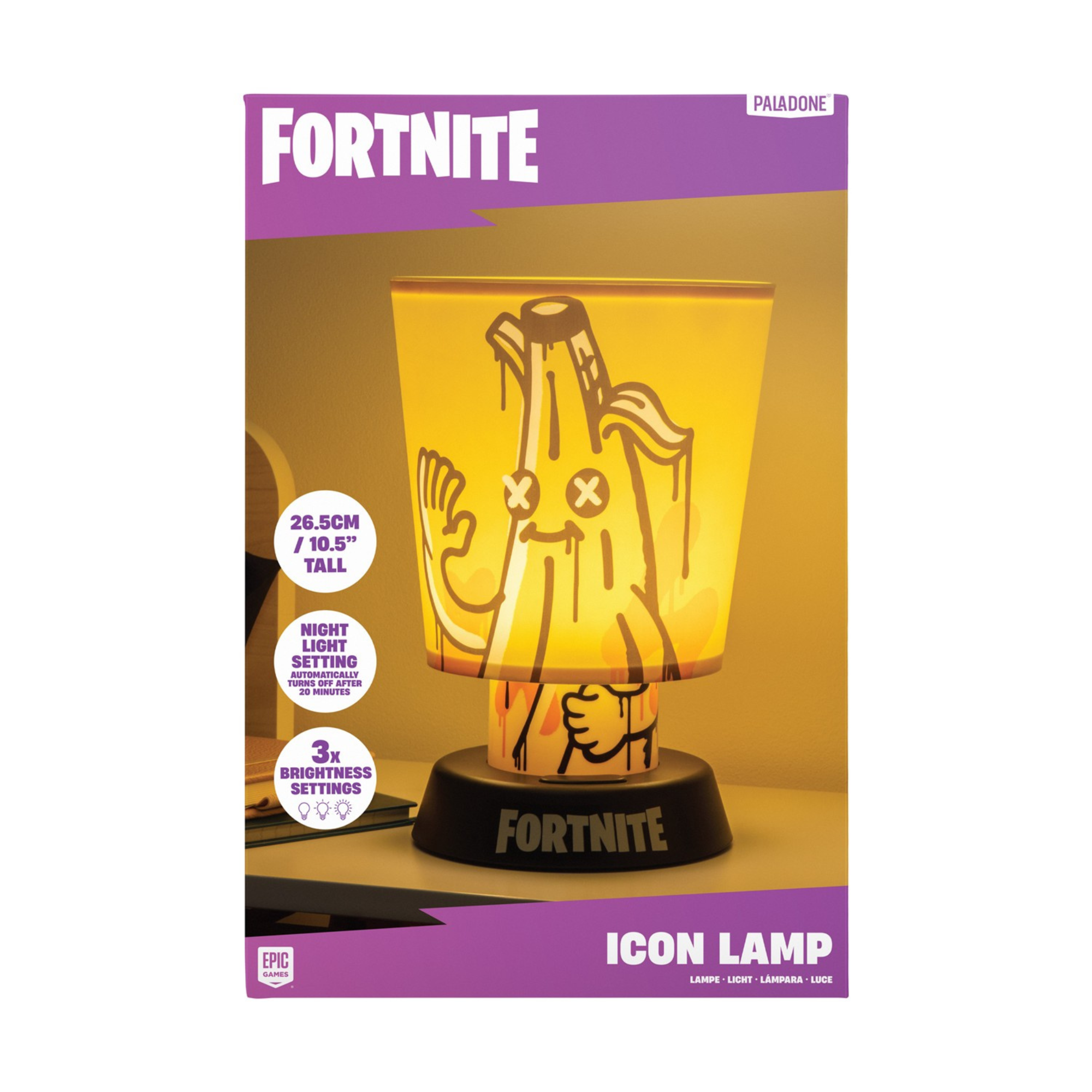 Lámpara Fortnite Peely LED con 3 Intensidades - Fan Army