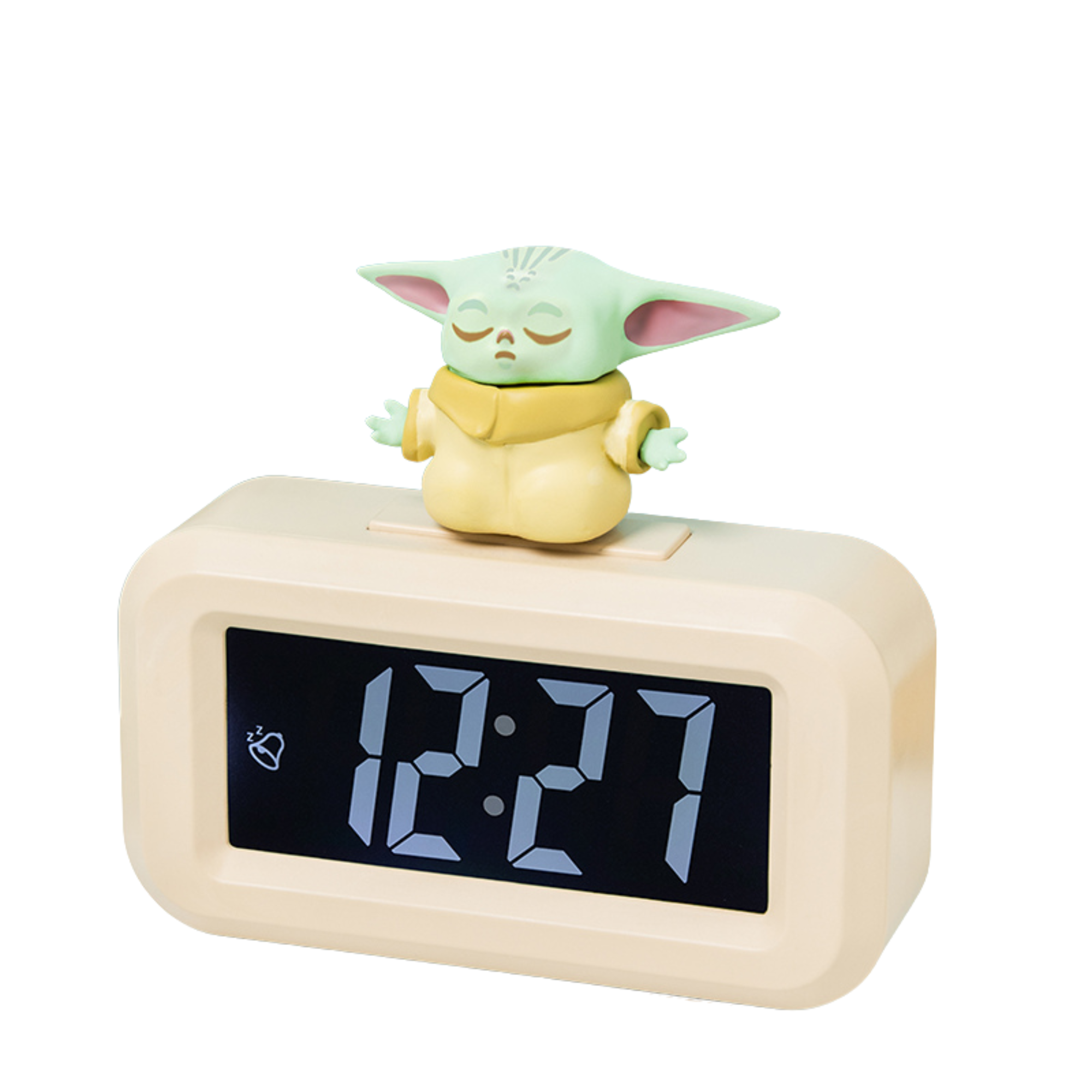 Despertador Grogu Star Wars con Luz Nocturna Reloj Digital Mandalorian