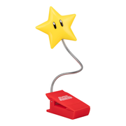 Lámpara Clip Super Mario Star LED Luz para Lectura Flexible