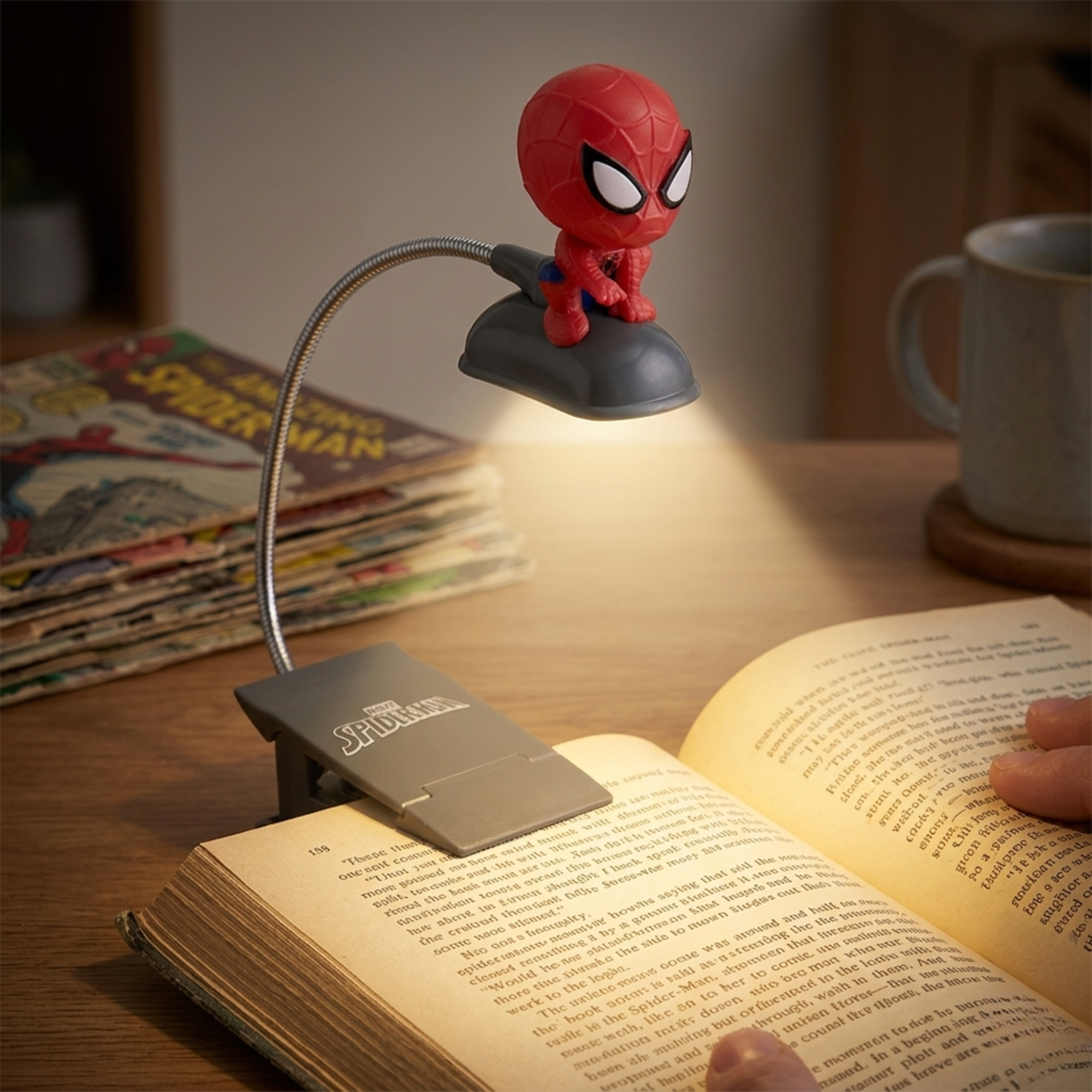Lámpara Clip Spider-Man LED Marvel Oficial