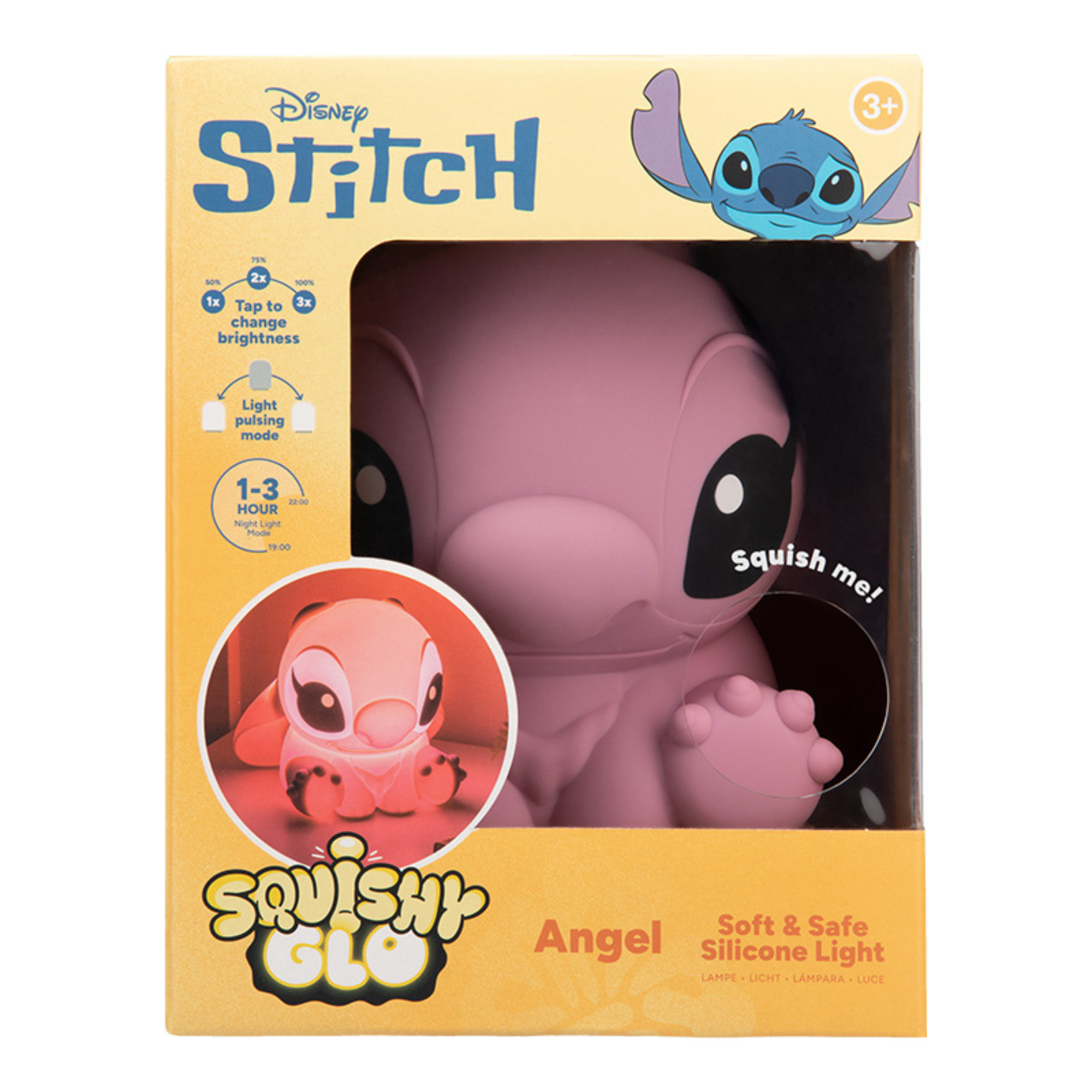 Disney Lilo & Stitch Angel SquishyGlo Light
