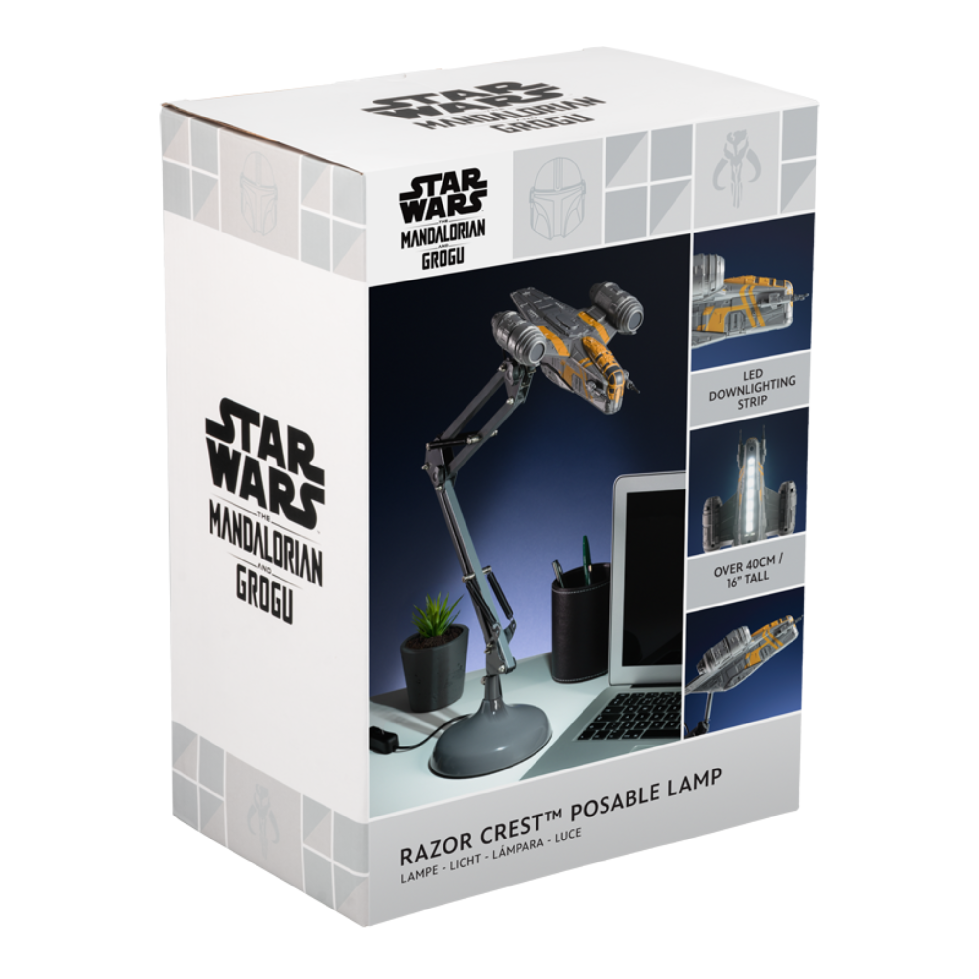 Lámpara Razor Crest Star Wars LED Luz de Escritorio The Mandalorian