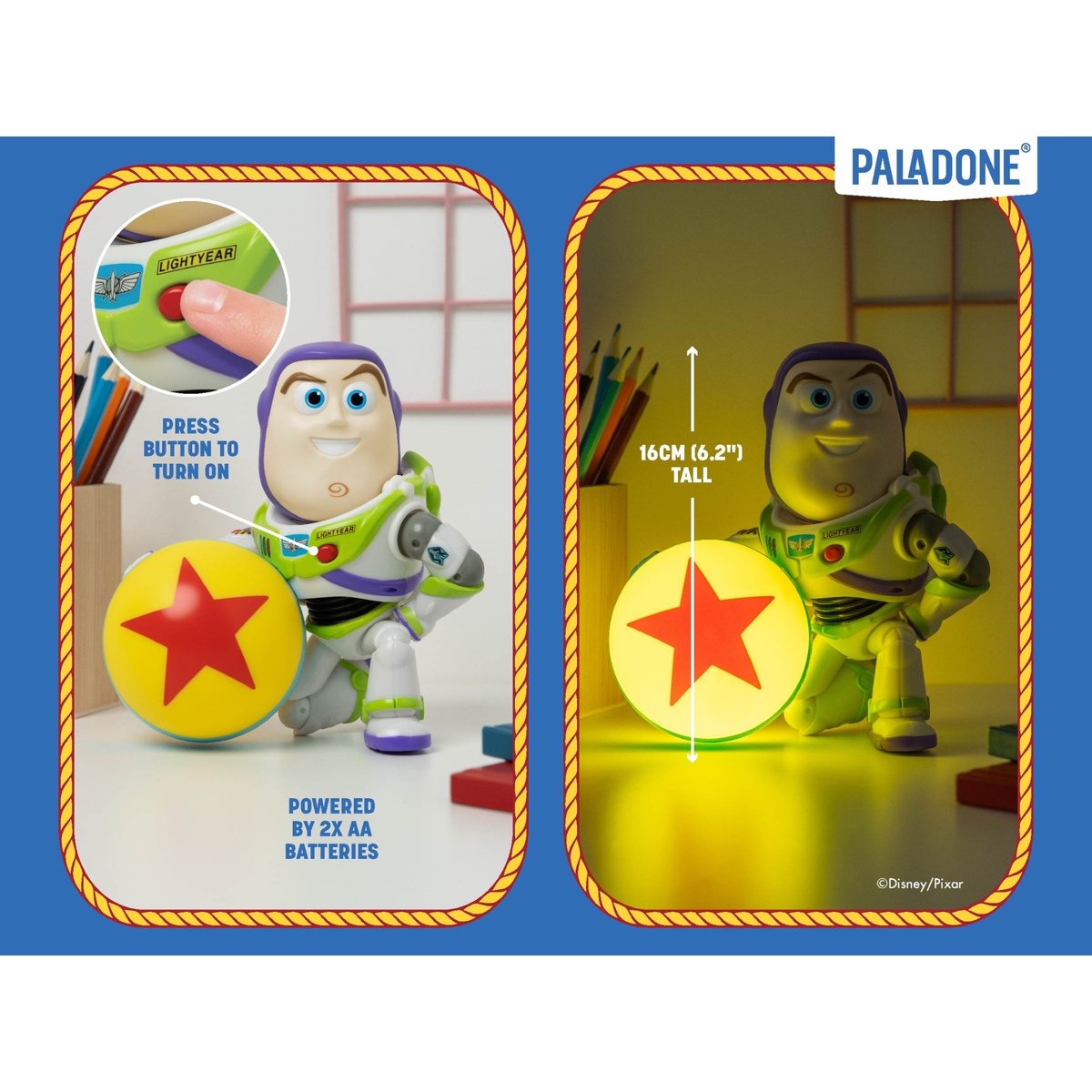 Lámpara Buzz Lightyear GloBuddies LED