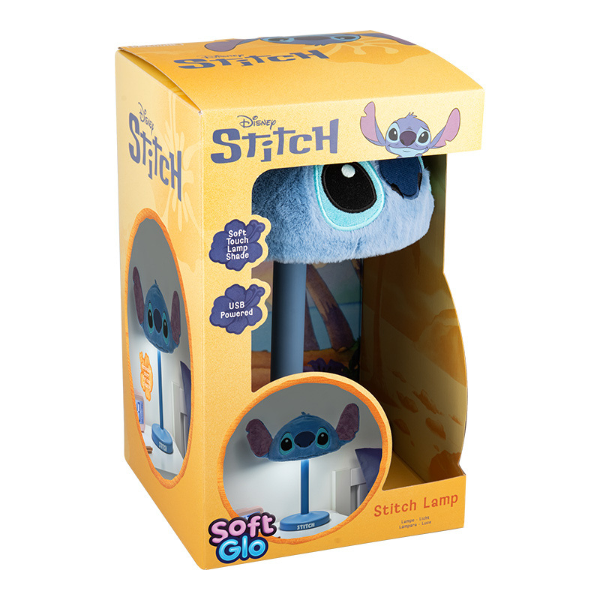 Lámpara Stitch SoftGlo LED Luz Decorativa Disney USB Oficial