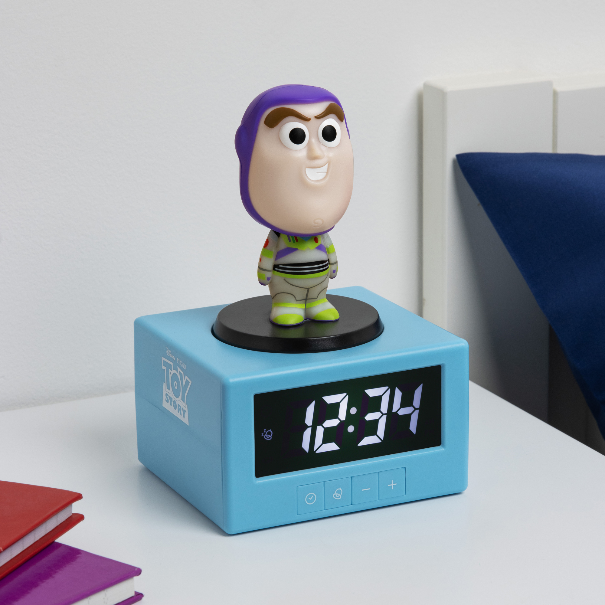 Despertador Buzz Lightyear con Luz Nocturna Reloj Digital Toy Story