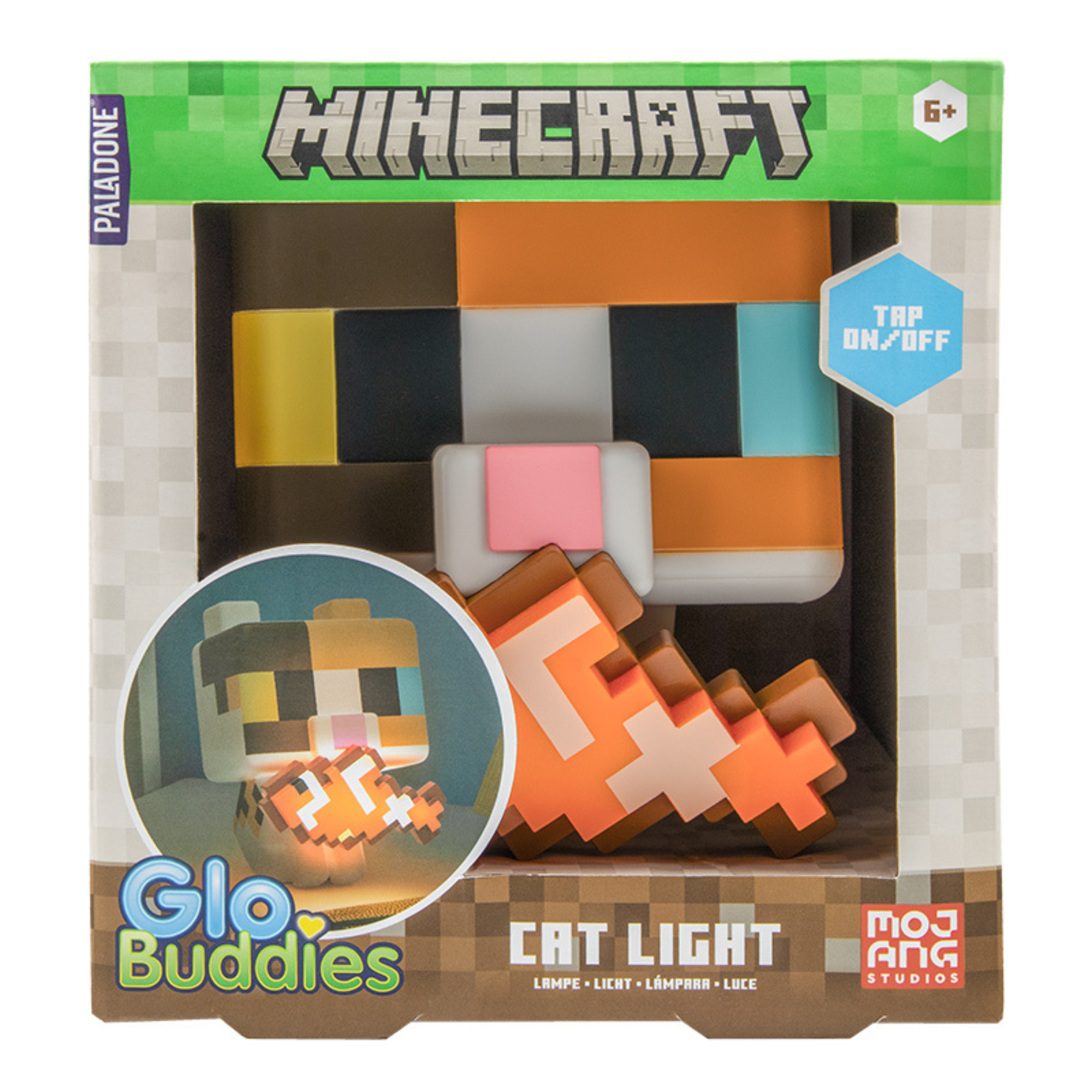 Lámpara Minecraft Cat GloBuddies LED