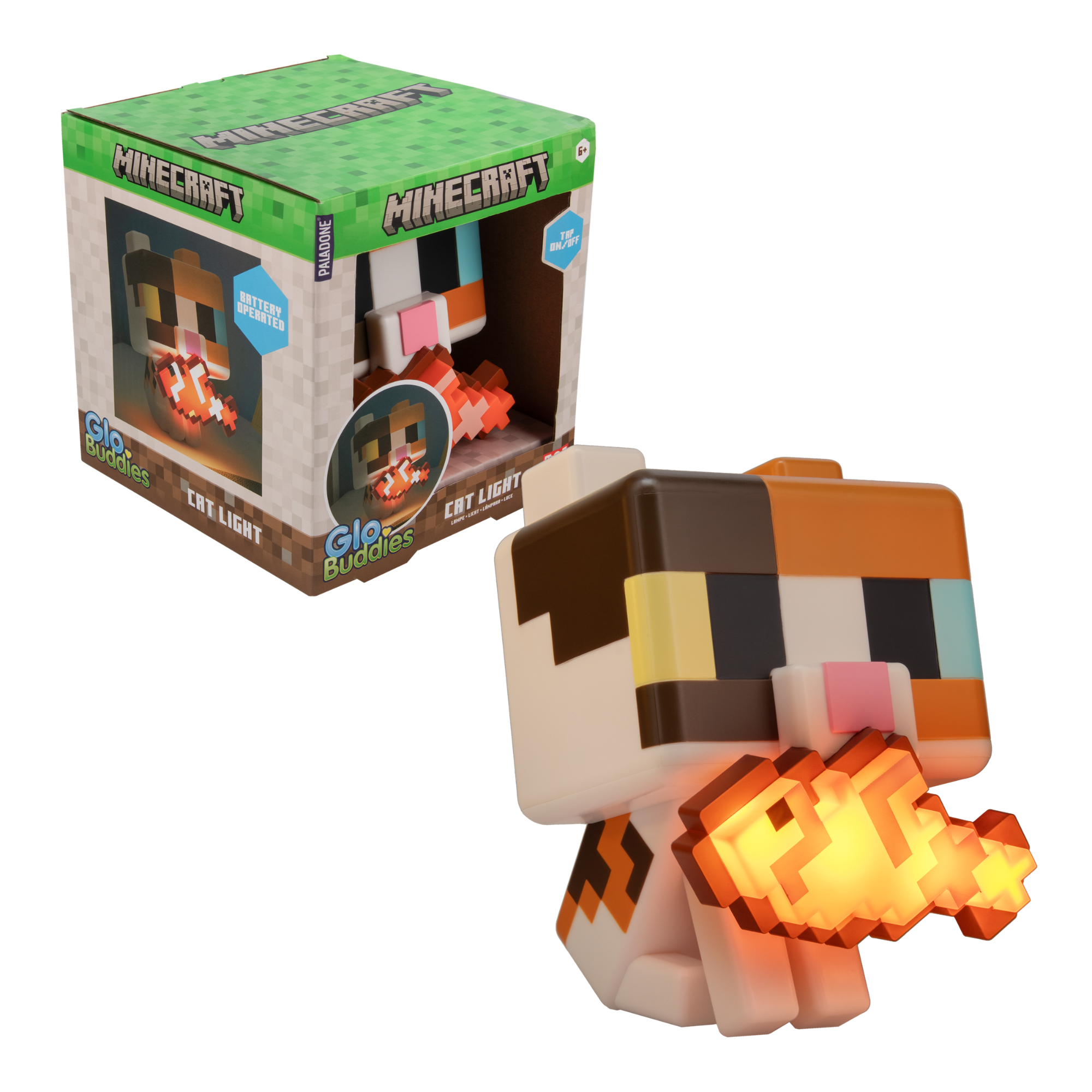 Lámpara Minecraft Cat GloBuddies LED