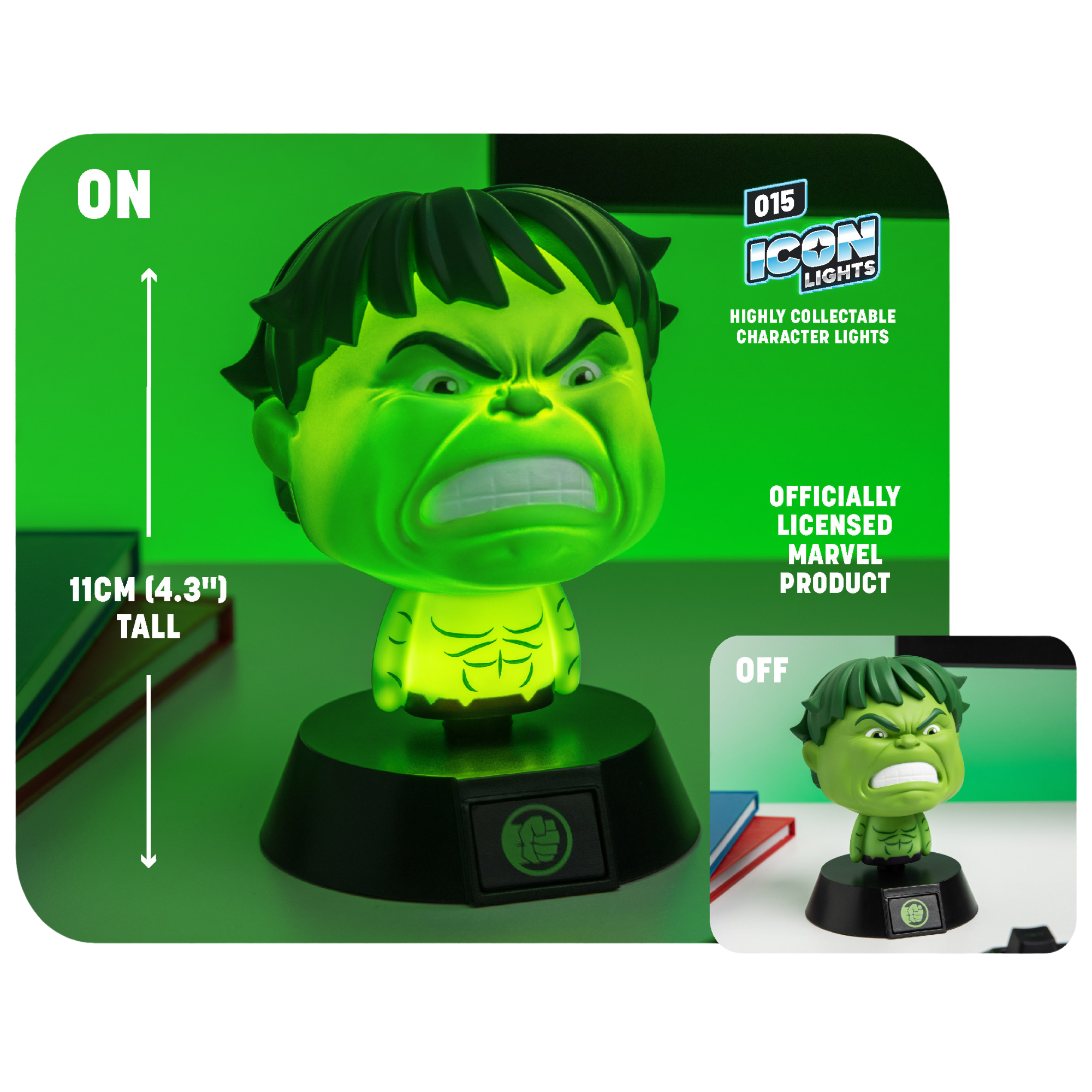 Lámpara Hulk Icon