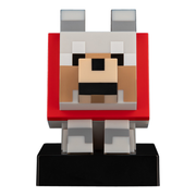 Lámpara Minecraft Icon Wolf LED Luz Nocturna Lobo Coleccionable Oficial