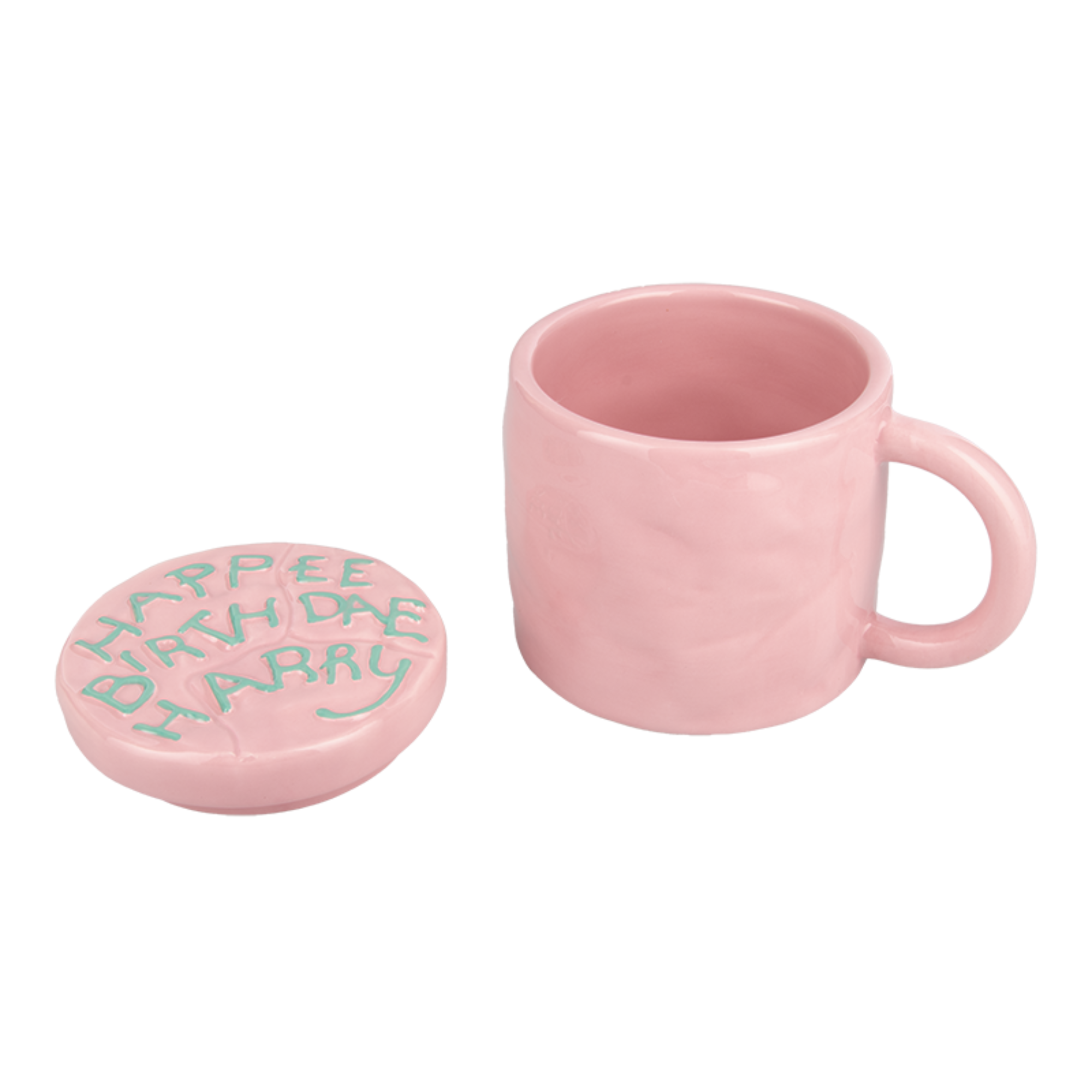 Taza Harry Potter Happee Birthdae Cake con Tapa 400 ml