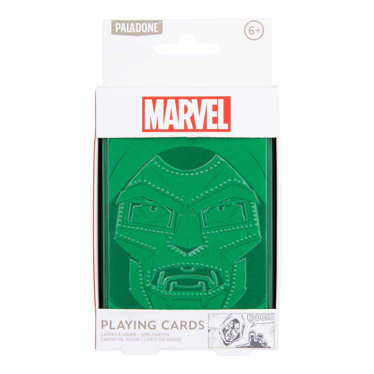 Baraja Marvel Doctor Doom 54 Cartas con Caja Metálica Coleccionable