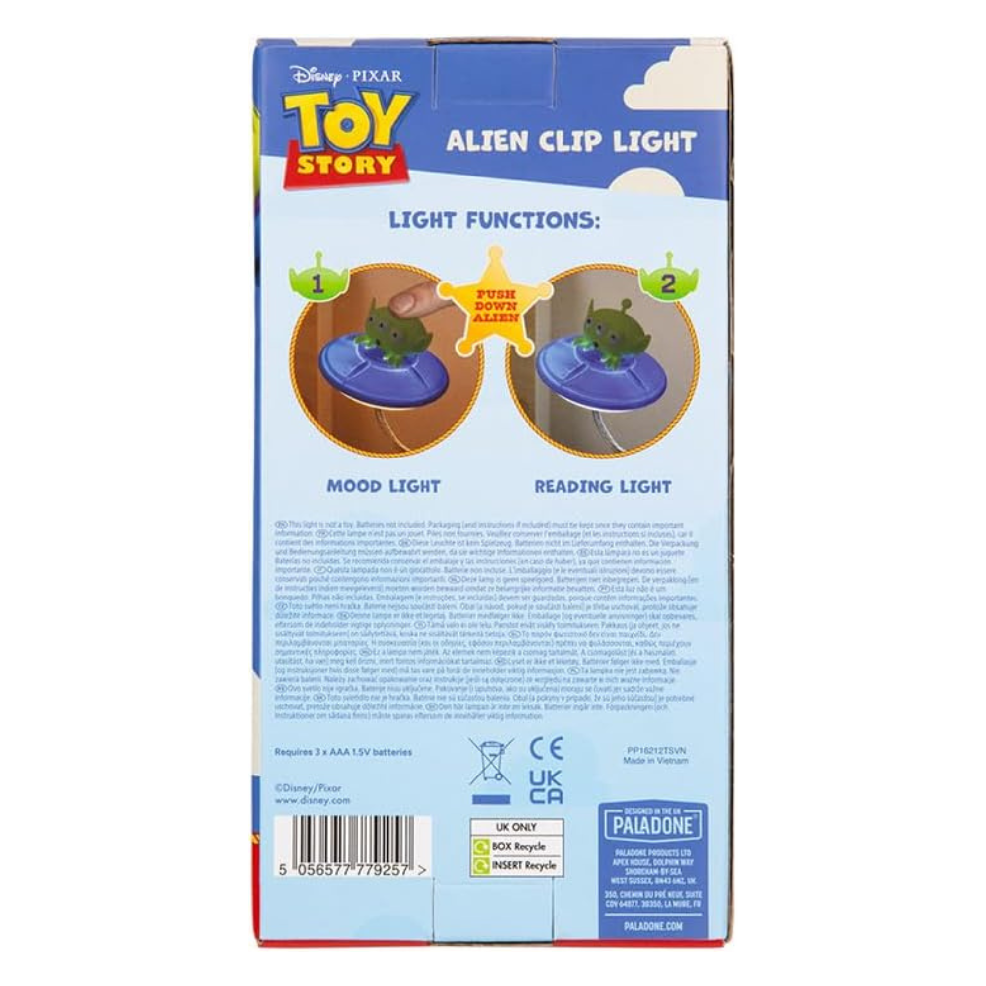 Lámpara Clip Toy Story Alien LED