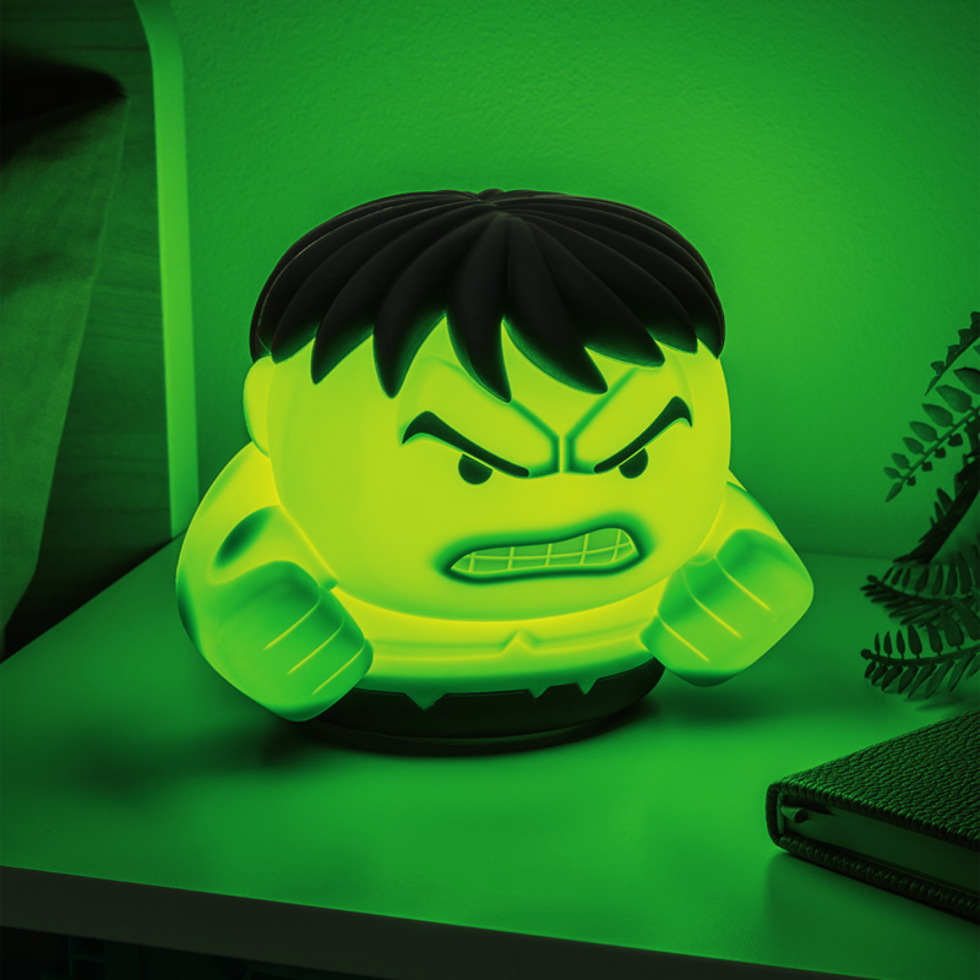 Lámpara Hulk SquishyGlo Oficial Marvel - Fan Army