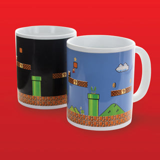 Taza Mágica de Super Mario Activación por Calor Original