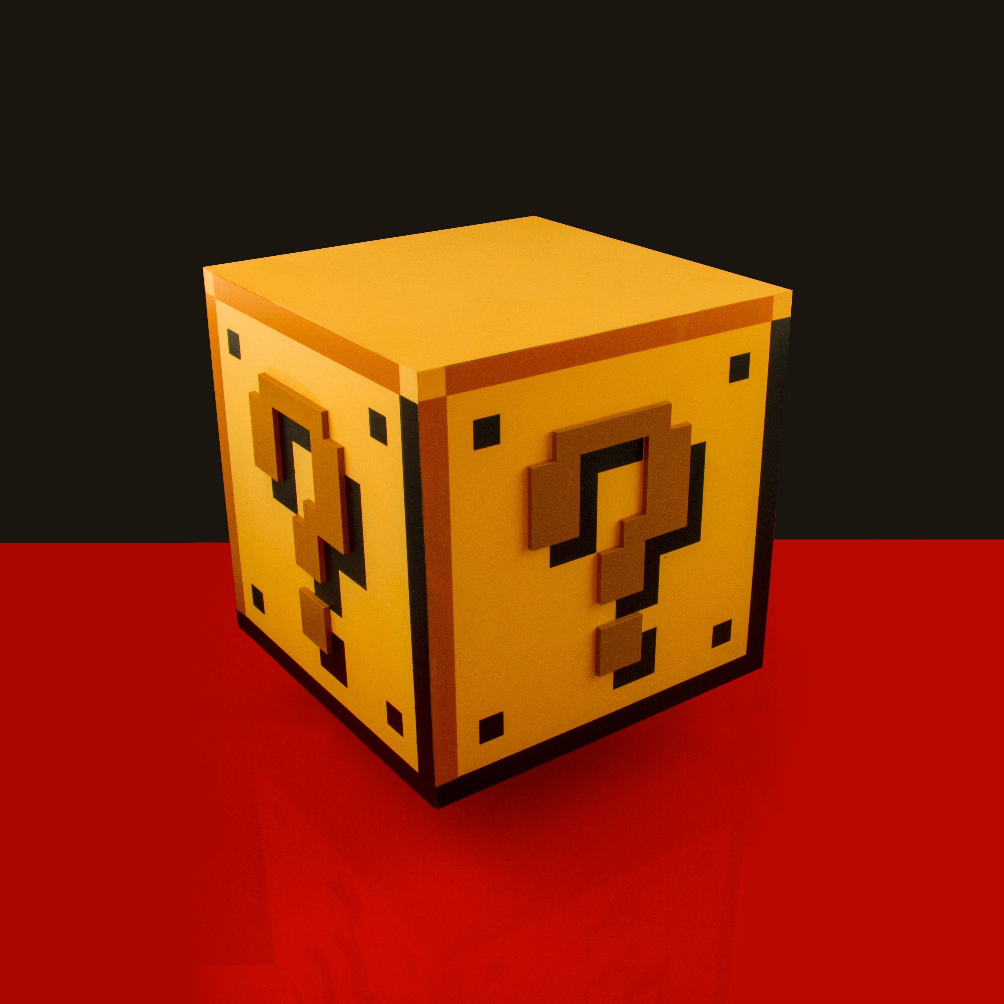 Lámpara de Super Mario Bloque de Pregunta Retro Luz de Noche Original - Fan Army