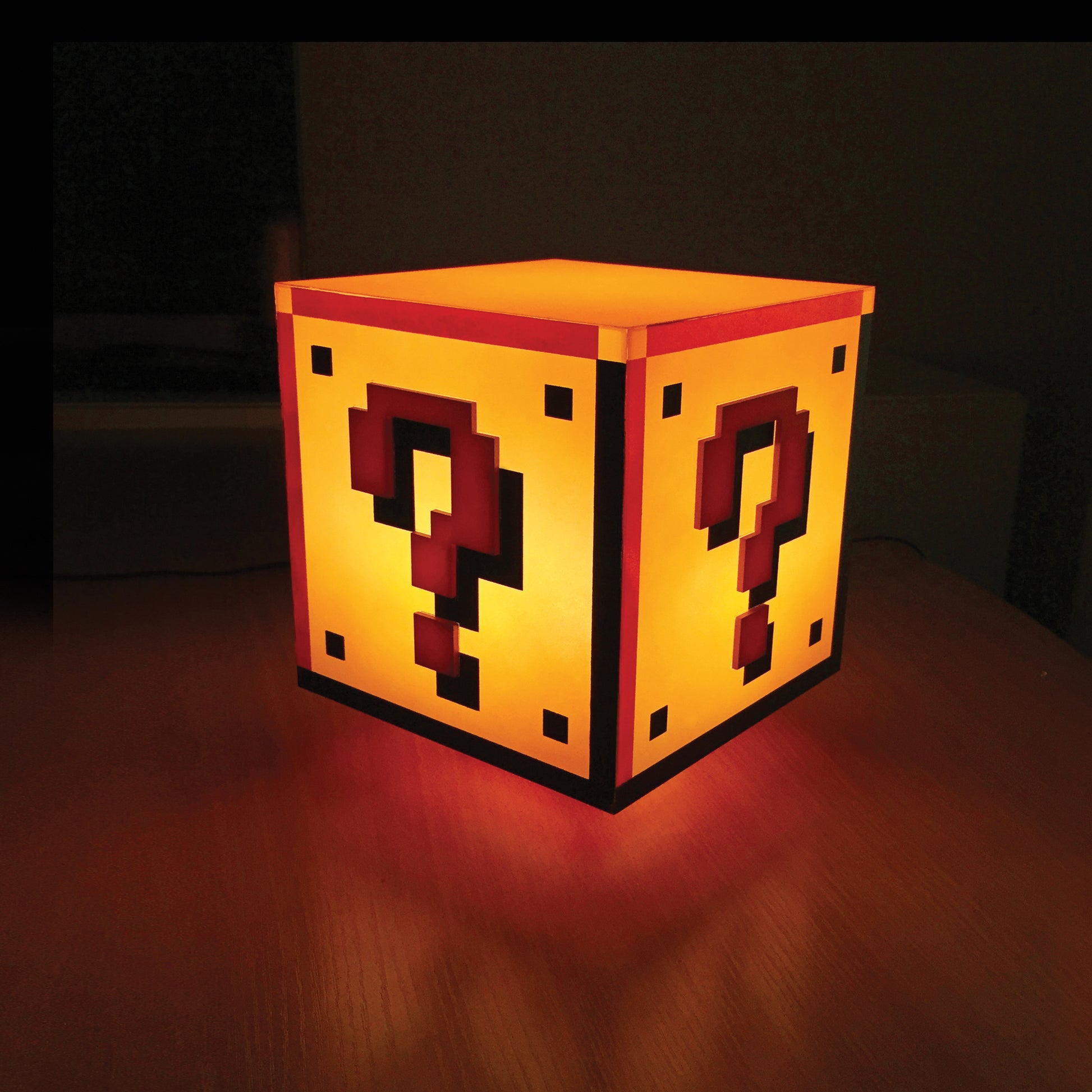 Lámpara de Super Mario Bloque de Pregunta Retro Luz de Noche Original - Fan Army