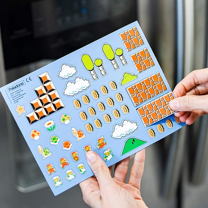 Imanes de Super Mario 80 Piezas para Crear Niveles Original - Fan Army