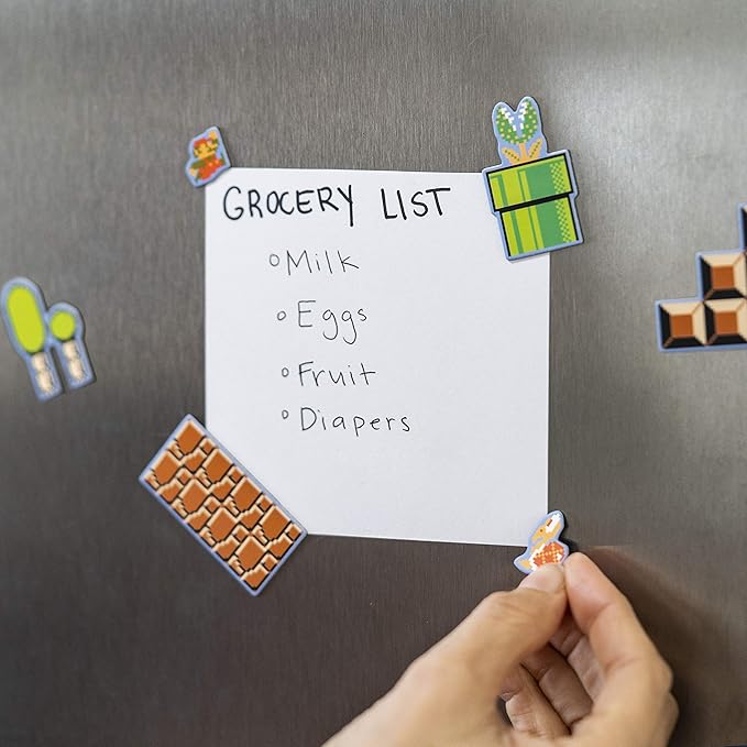 Imanes de Super Mario 80 Piezas para Crear Niveles Original - Fan Army