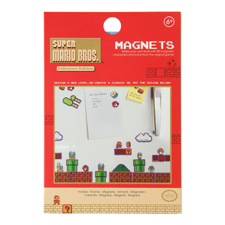 Super Mario Set de Imán Edición de Colección – 80 Piezas para Crear Niveles