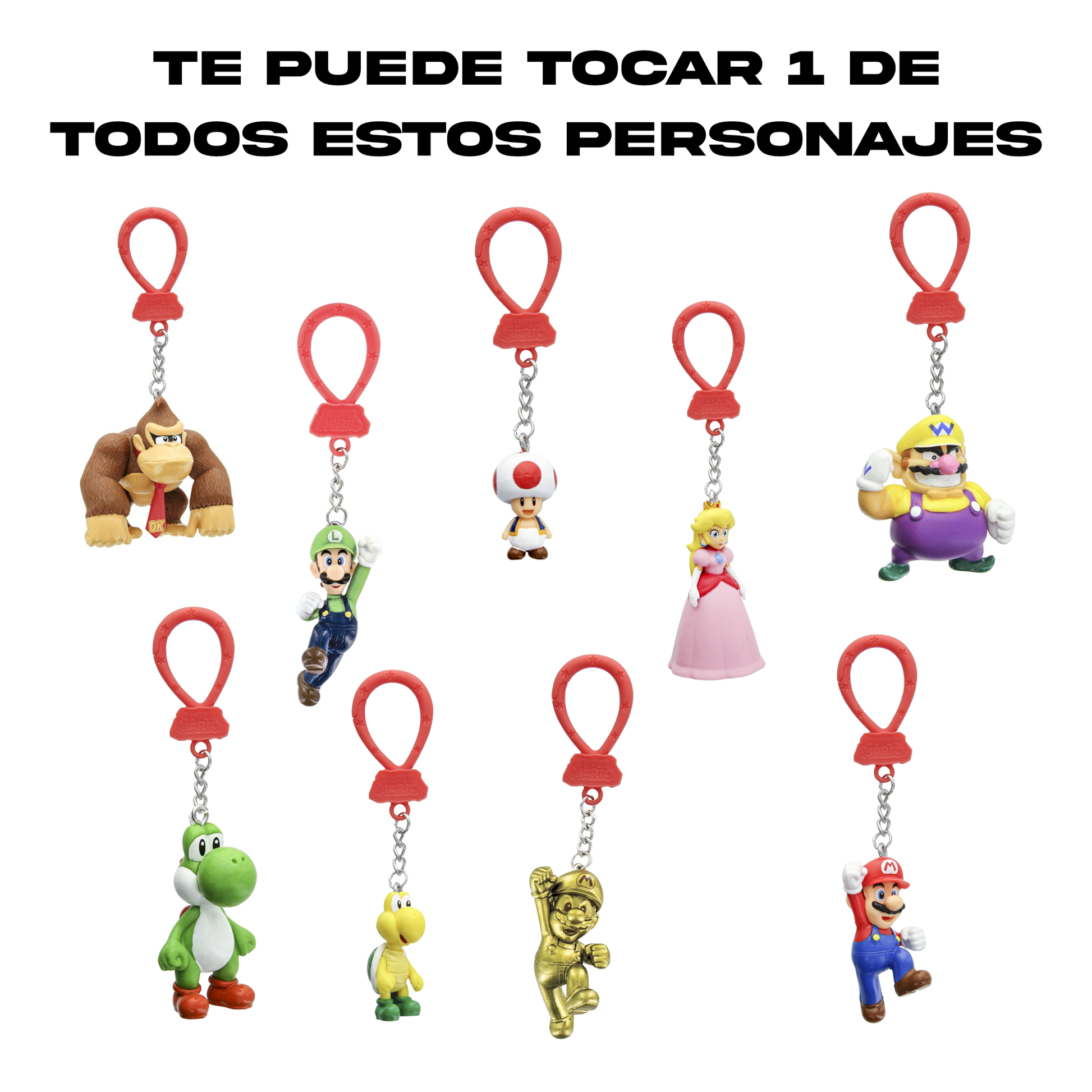Llavero Backpack Buddies Súper Mario - Fan Army
