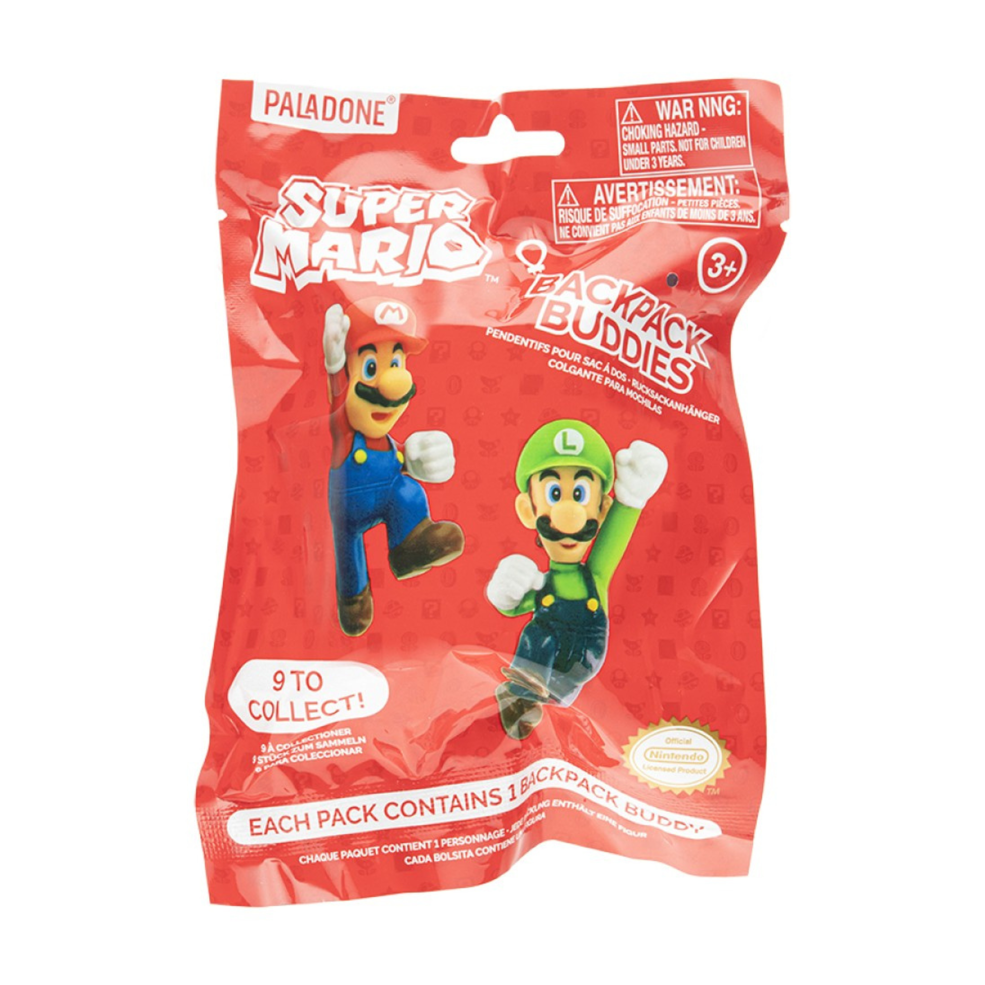 Llavero Backpack Buddies Súper Mario - Fan Army