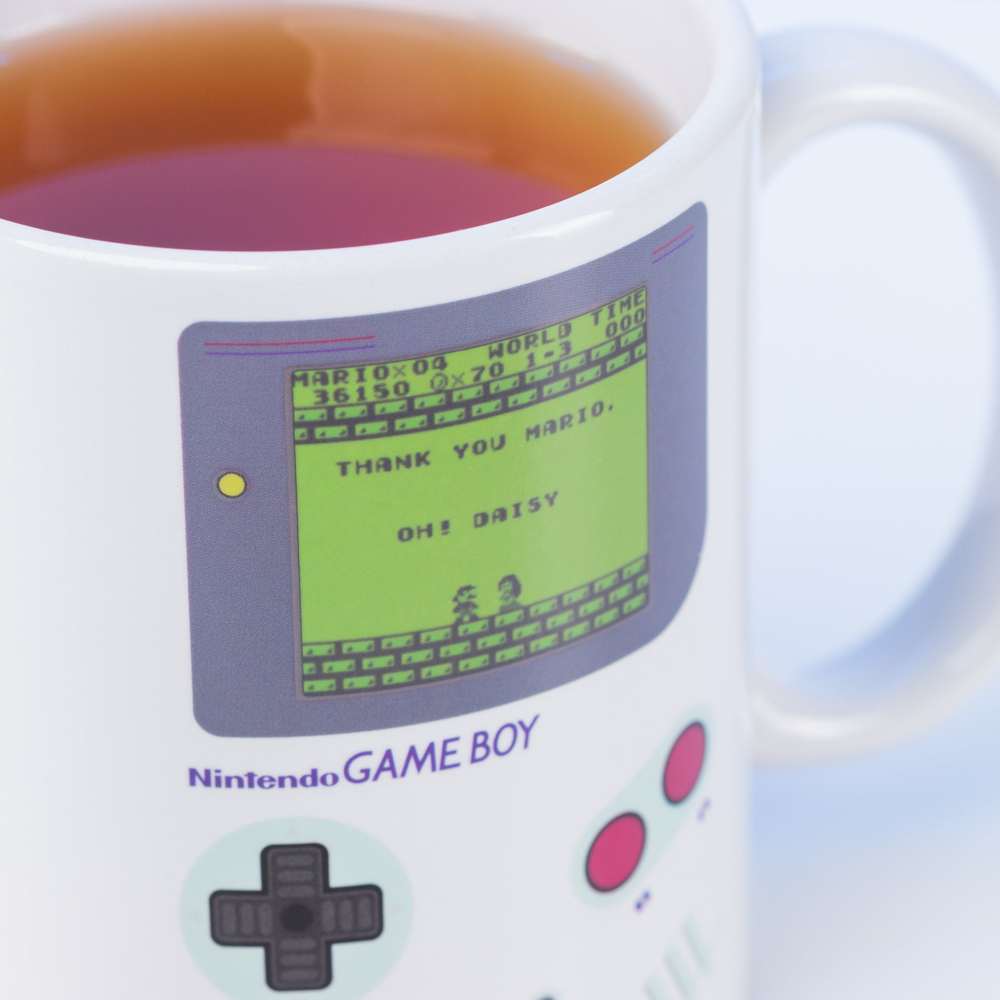 Taza Mágica Game Boy de Nintendo Activación por Calor Original - Fan Army