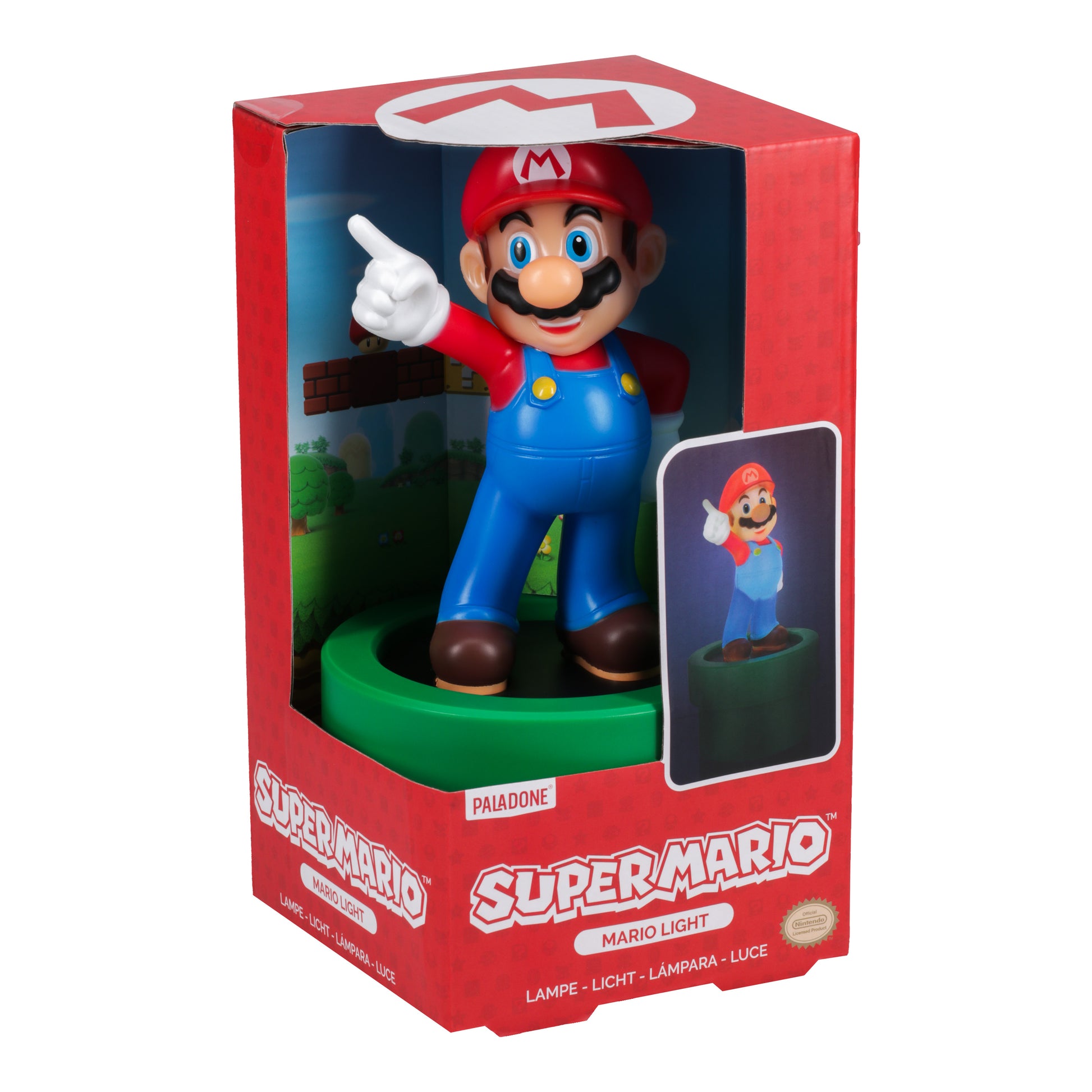 Lámpara de Super Mario en Tubería Luz de Noche Original - Fan Army