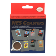 Set 8 Portavasos NES Nintendo | Diseño Cartuchos Retro | Doble Cara
