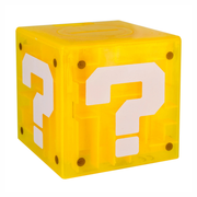 Super Mario Question Block Maze Safe Alcancía con Laberinto y Figura de Mario Oficial Nintendo
