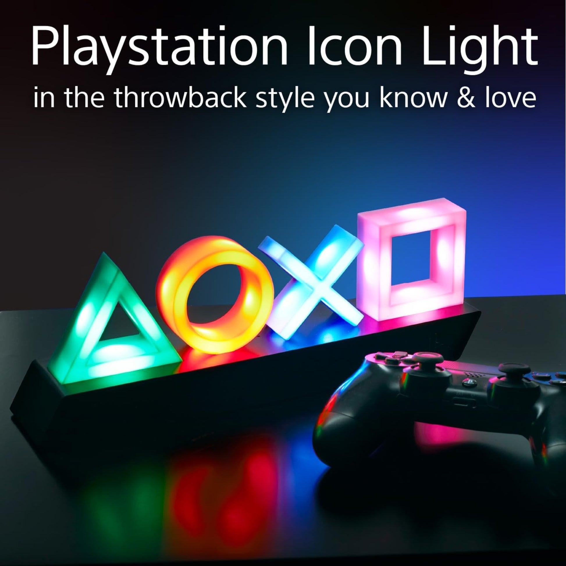 Lámpara Playstation Icons Luz de Noche Original - Fan Army